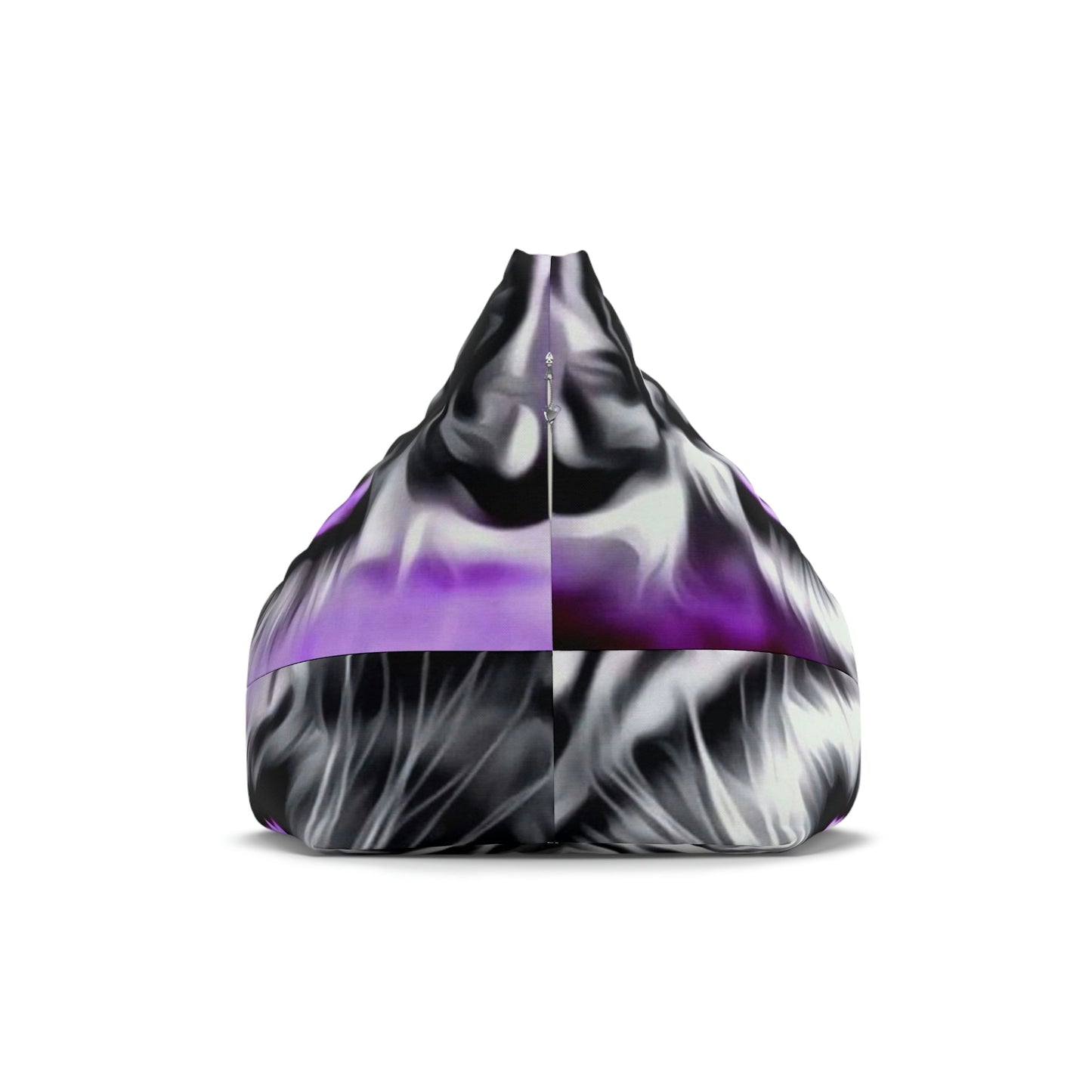 Purr-fectly Stylish: Unleash the Wild Side with a Purple Tiger Bean Bag Chair Cover! Home-clothes-jewelry