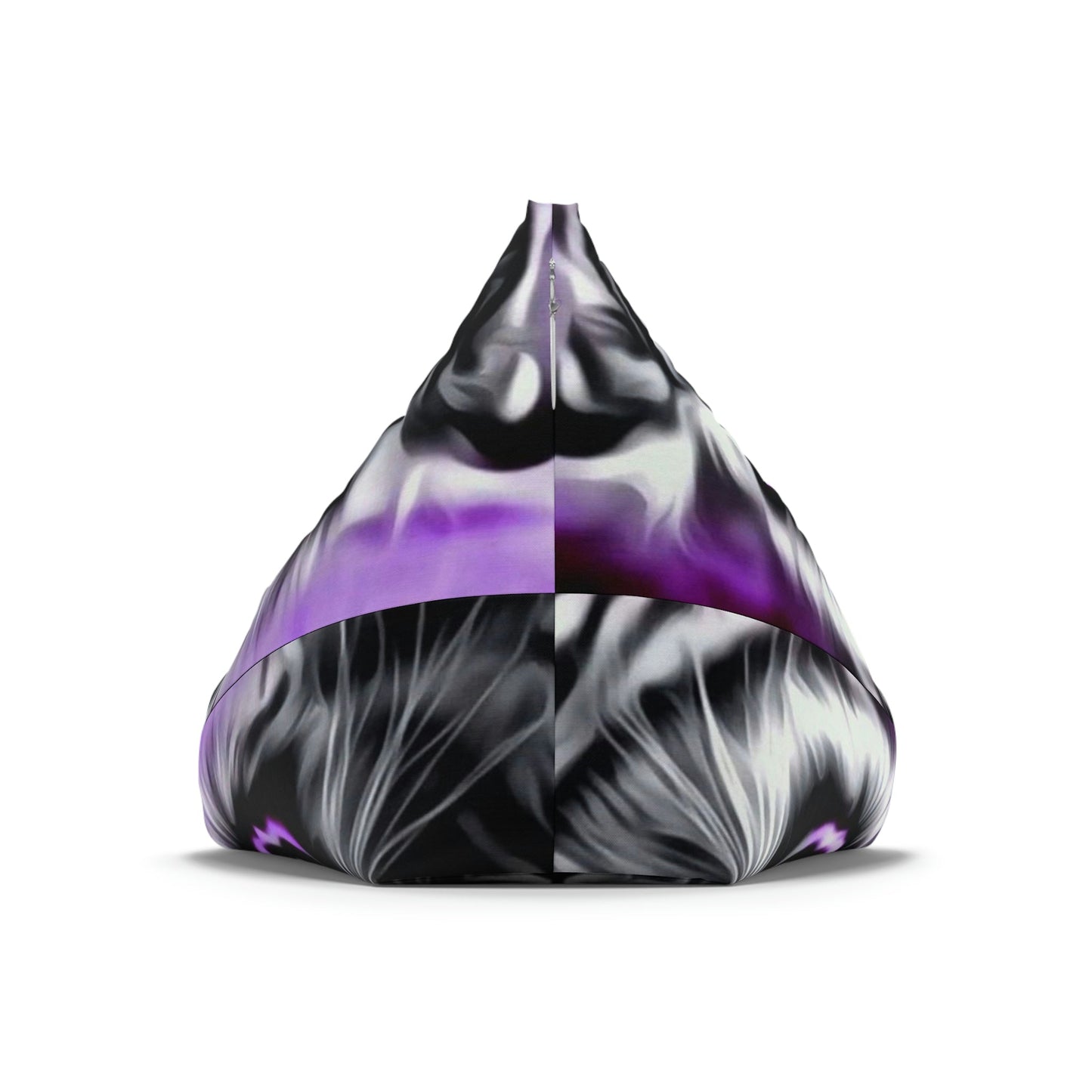 Purr-fectly Stylish: Unleash the Wild Side with a Purple Tiger Bean Bag Chair Cover! Home-clothes-jewelry