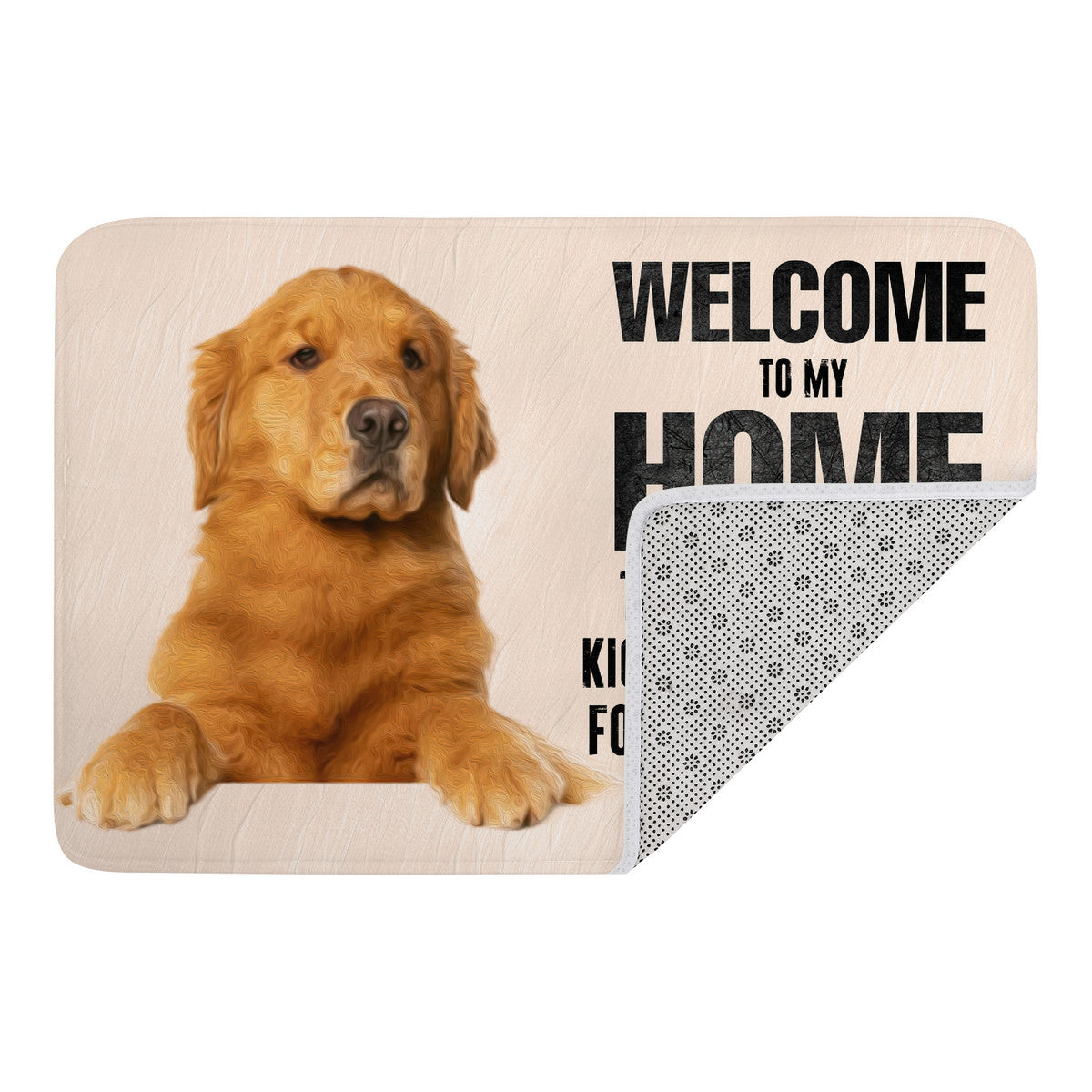 Dog Welcome Doormat - One Size - doormats