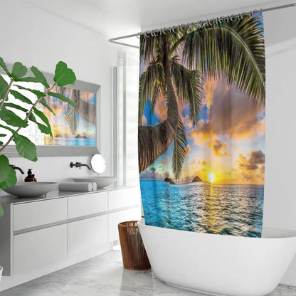 Quick-drying Shower Curtain Sunset Home-clothes-jewelry