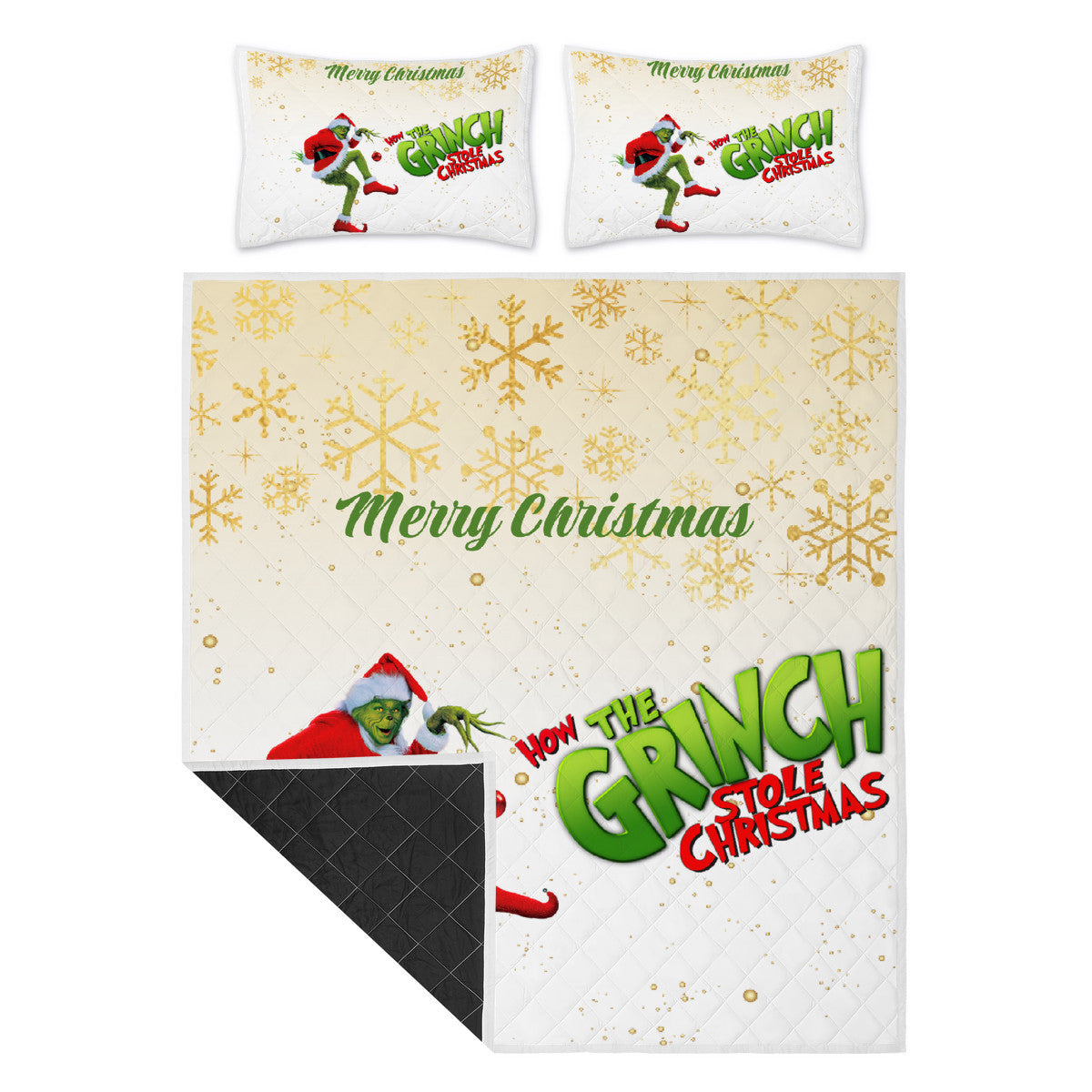 Quilt Bed Set Grinch Home-clothes-jewelry