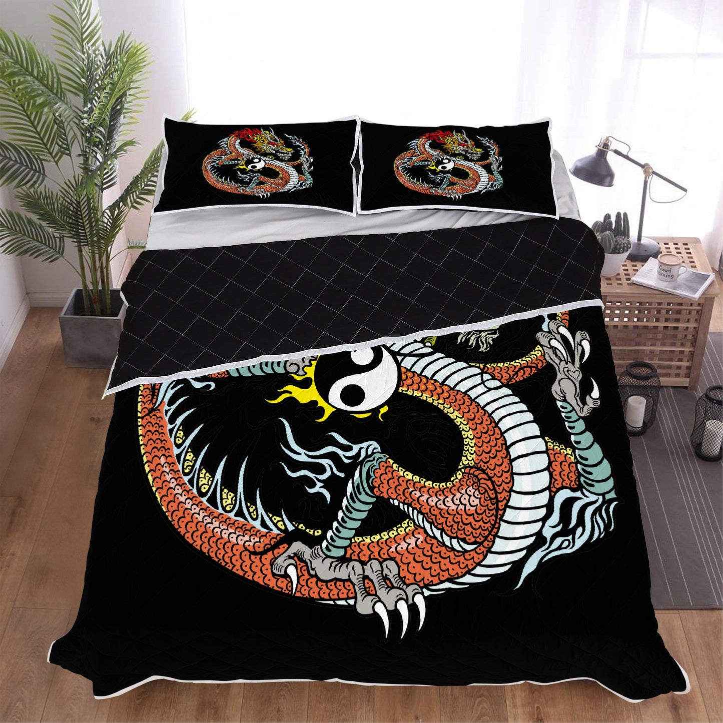 Quilt Bed Sets Dragon and Tiger Home-clothes-jewelry