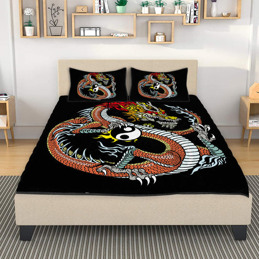 Quilt Bed Sets Dragon and Tiger Home-clothes-jewelry