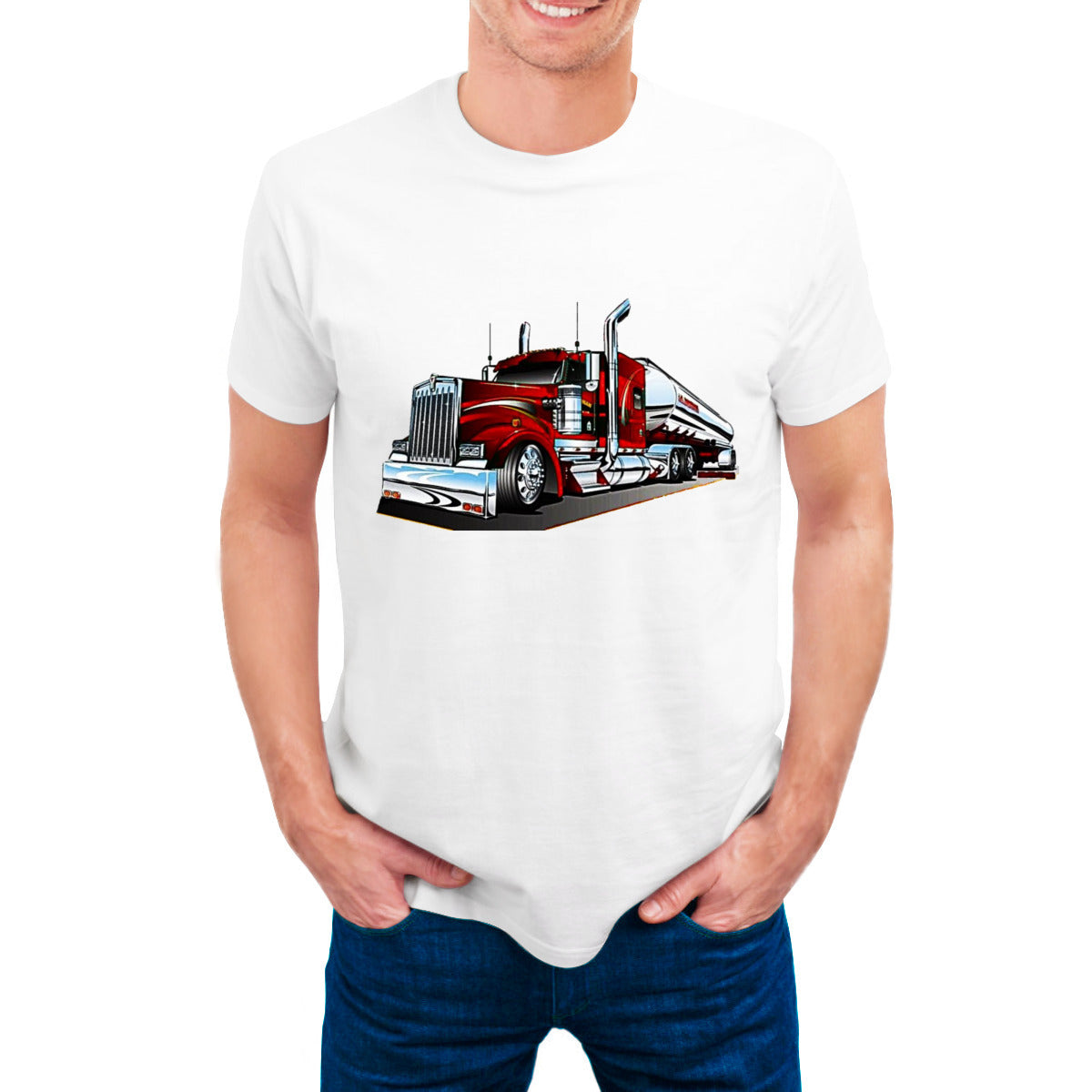 Red truck T-shirt Home-clothes-jewelry