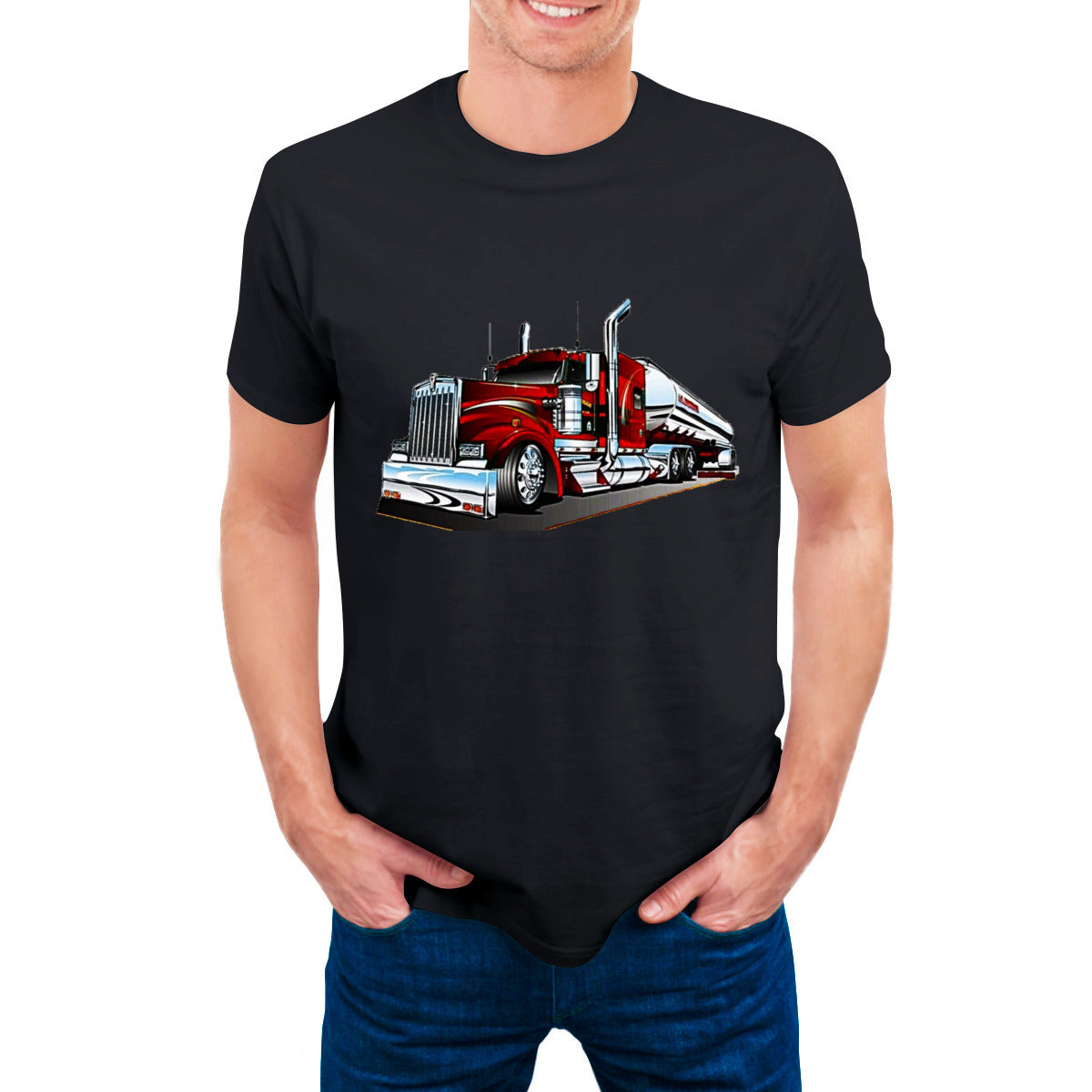 Red truck T-shirt Home-clothes-jewelry