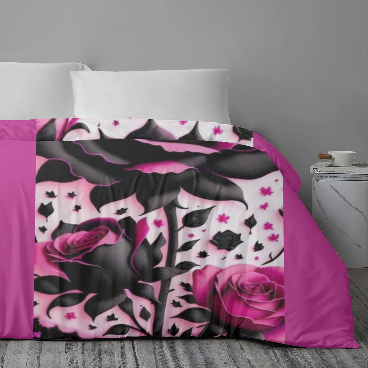 Roses purple Bedding Set Home-clothes-jewelry