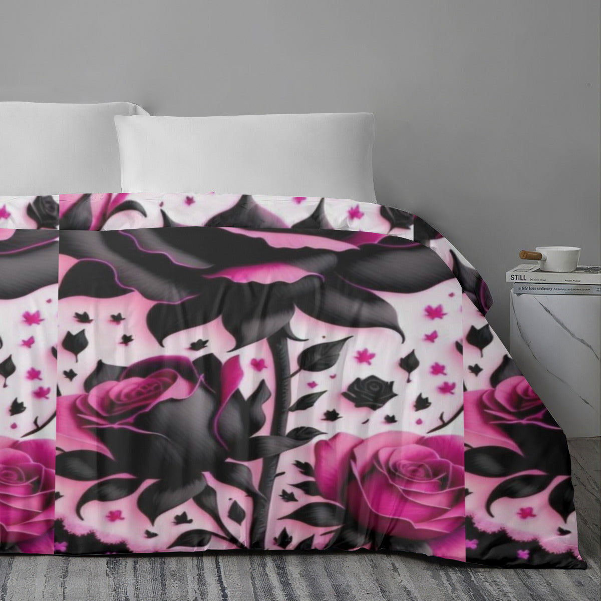 Roses purple Bedding Set Home-clothes-jewelry