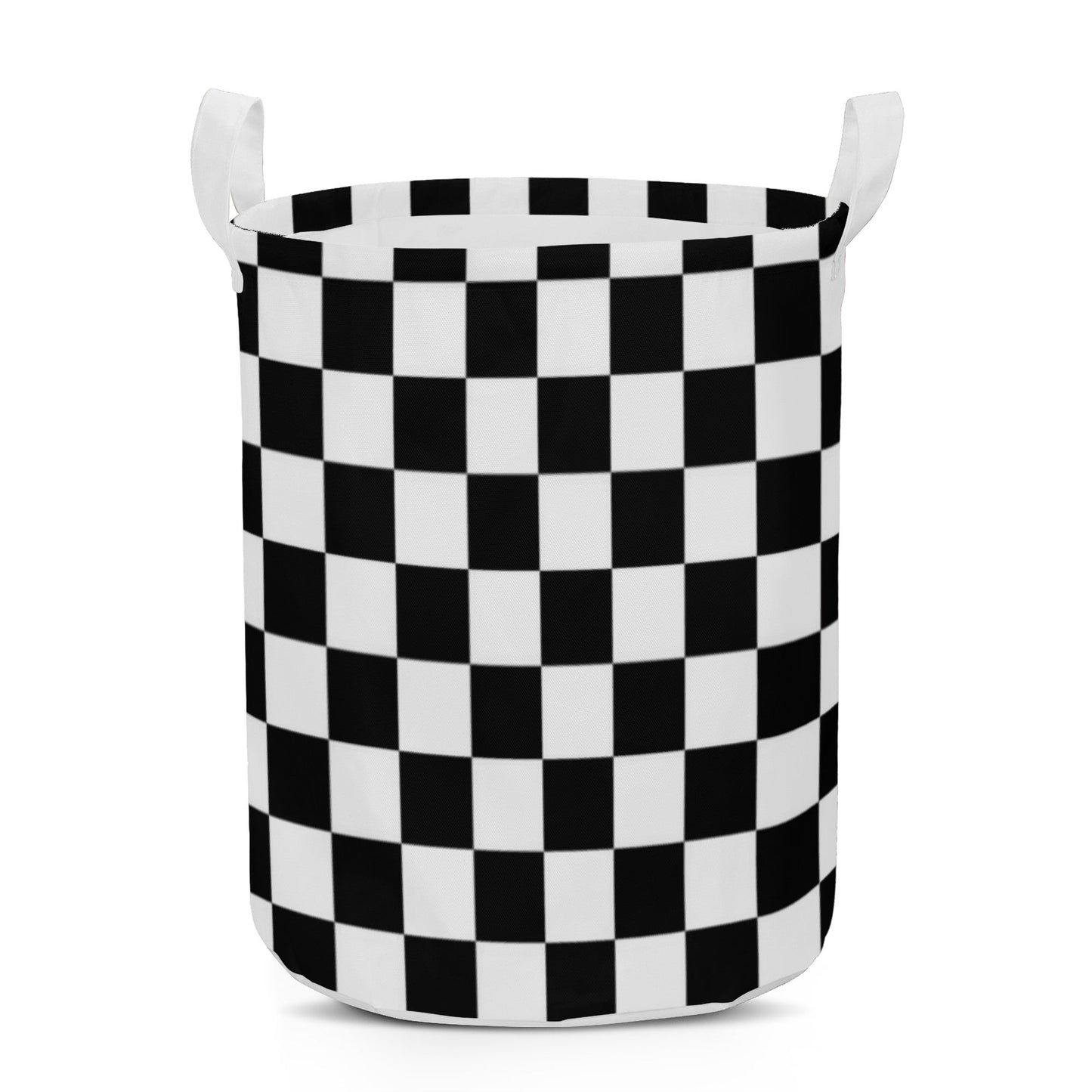 Round Laundry Basket Black and White Home-clothes-jewelry