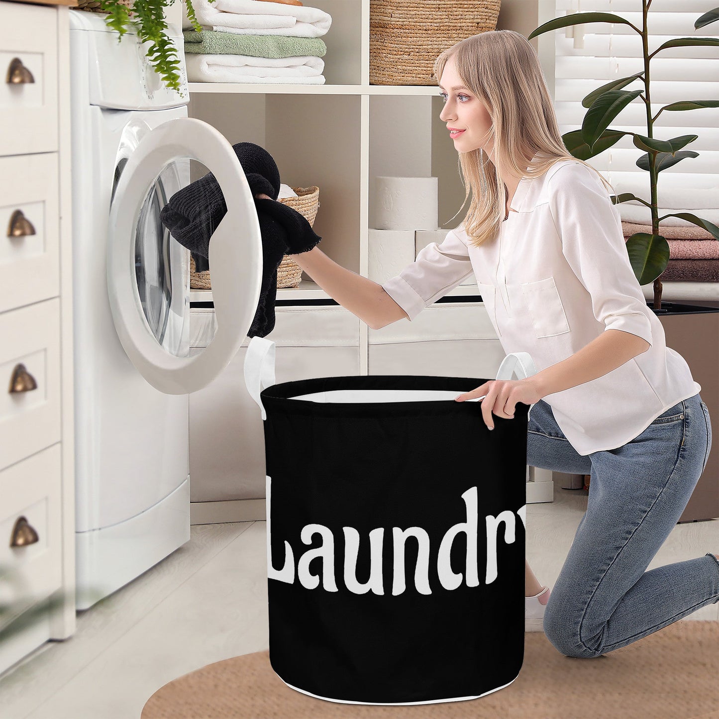 Round Laundry Basket Home-clothes-jewelry