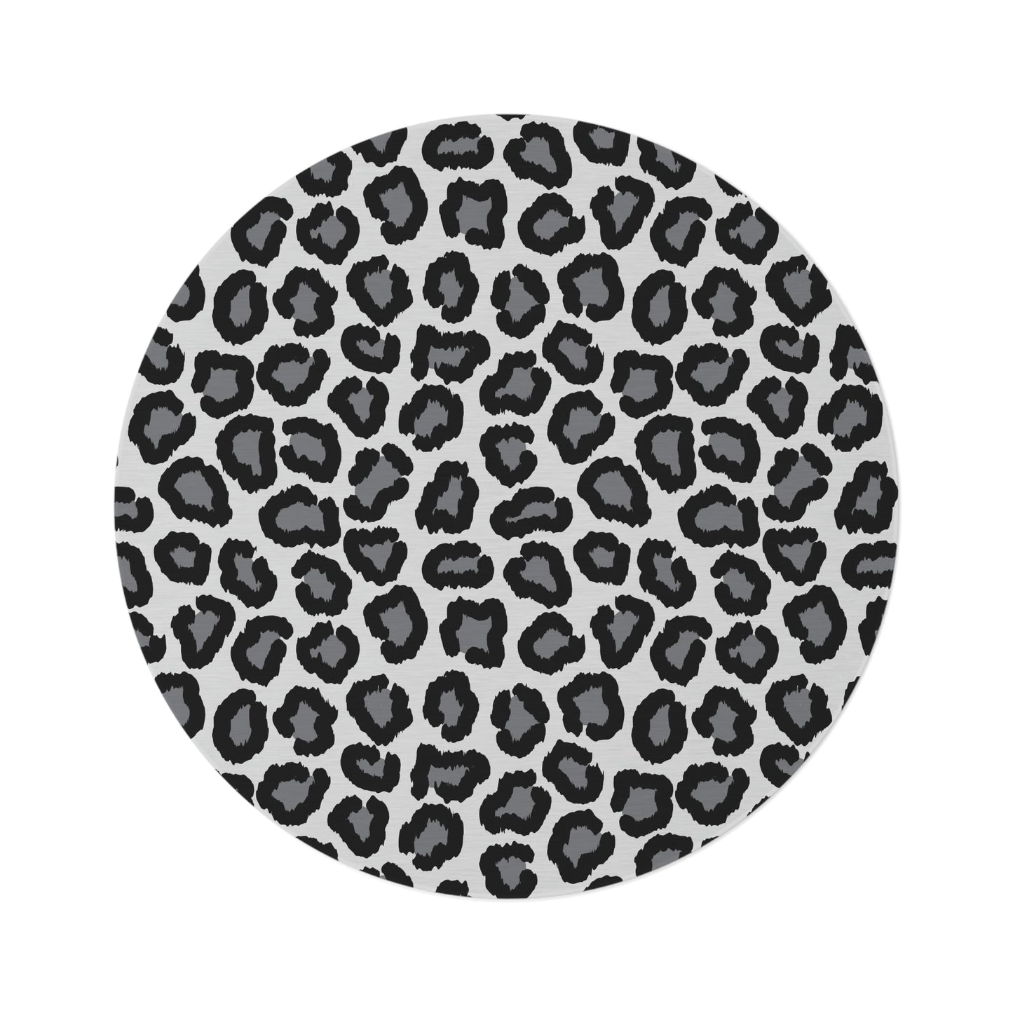 Round Rug Snow Leopard Home-clothes-jewelry