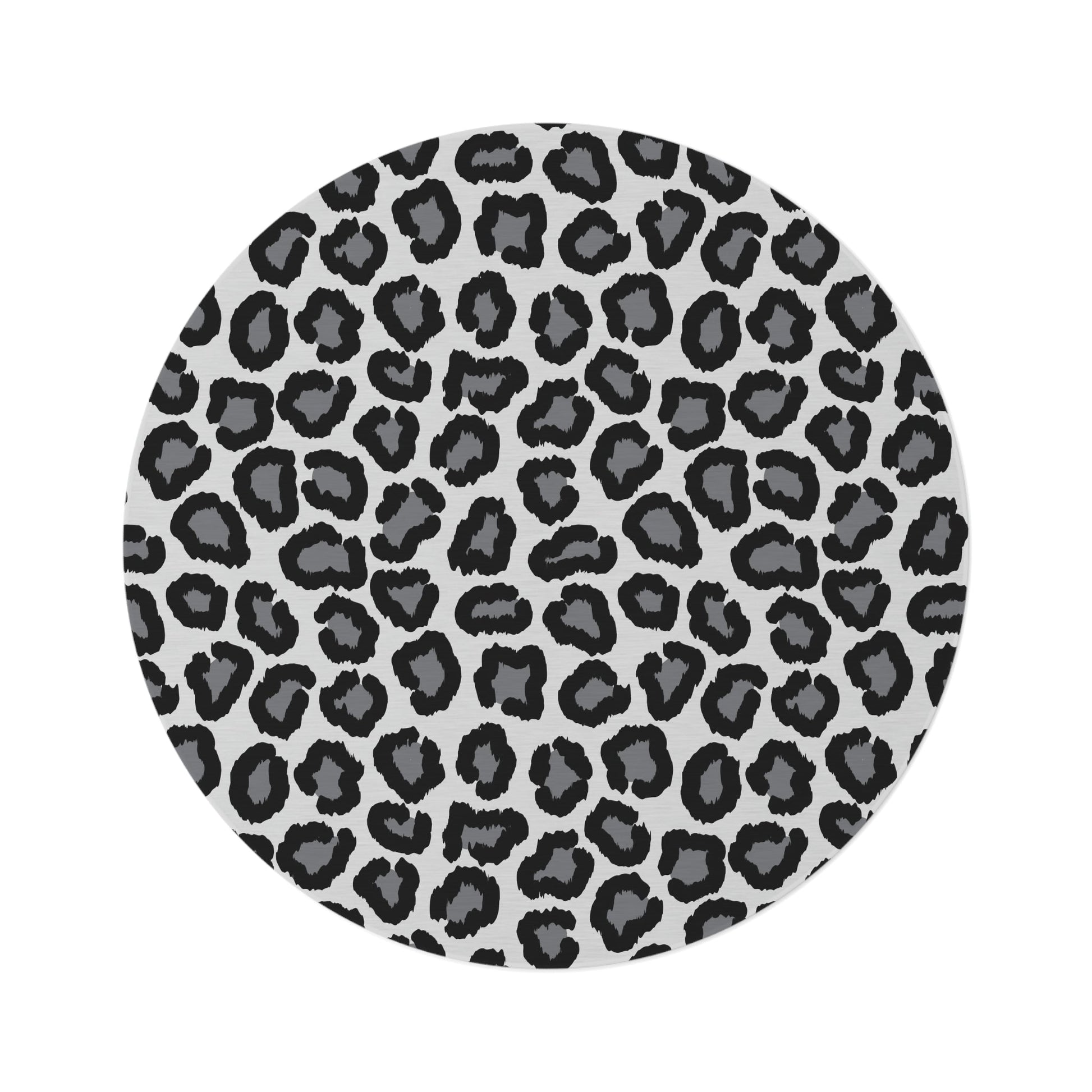 Round Rug Snow Leopard Home-clothes-jewelry