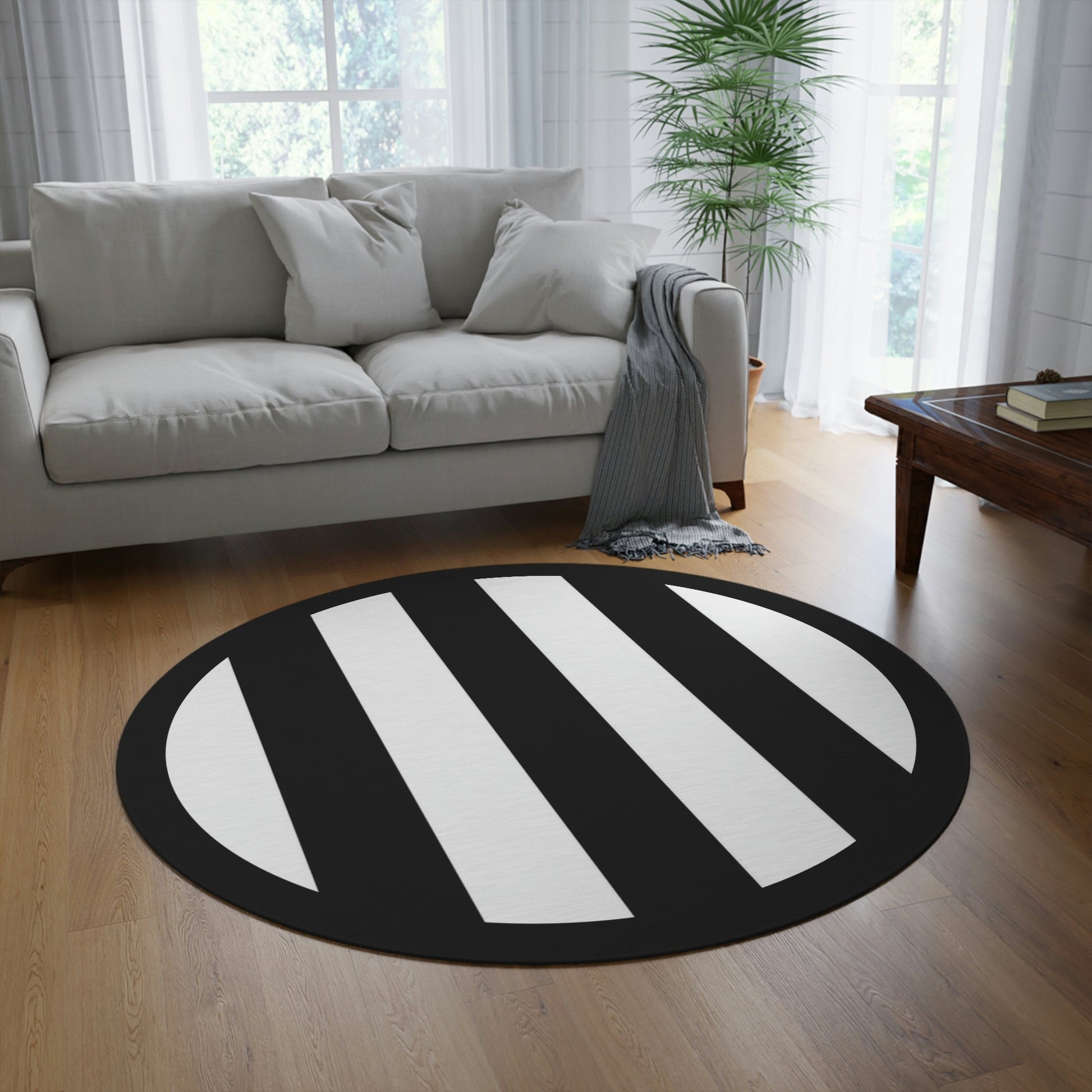 Round Rug Stripes Home-clothes-jewelry