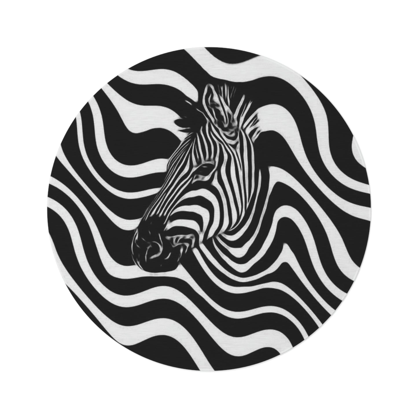 Round Rug Zebra Home-clothes-jewelry