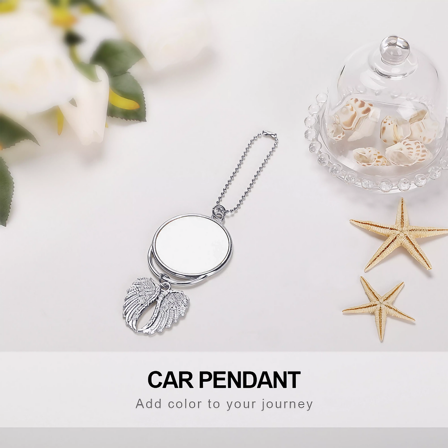 SD_S2 Car Pendant - Silver Home-clothes-jewelry