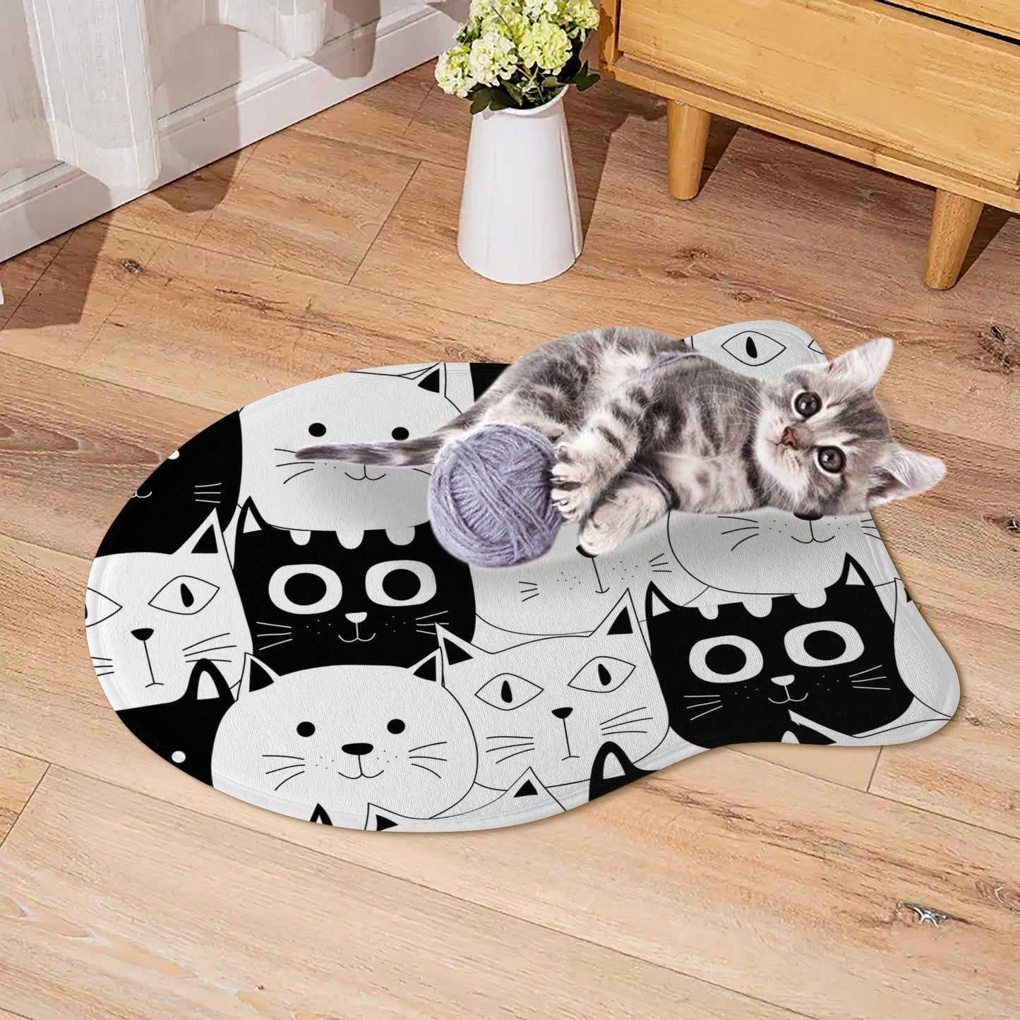 SF_H22 Cute Paws Pet Rug Home-clothes-jewelry