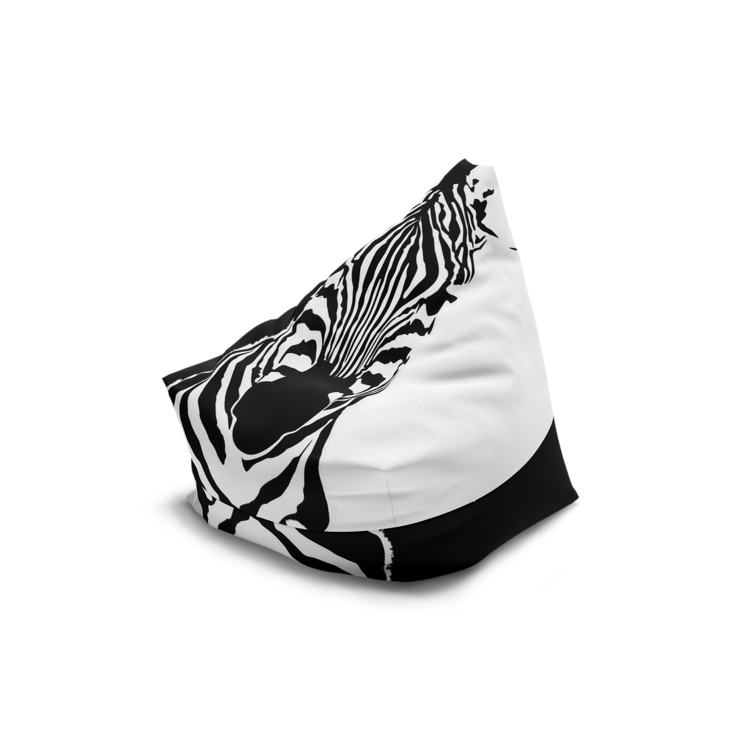 Safari Chic: Transform Your Bean Bag Chair with a Zebra Print Cover! Home-clothes-jewelry