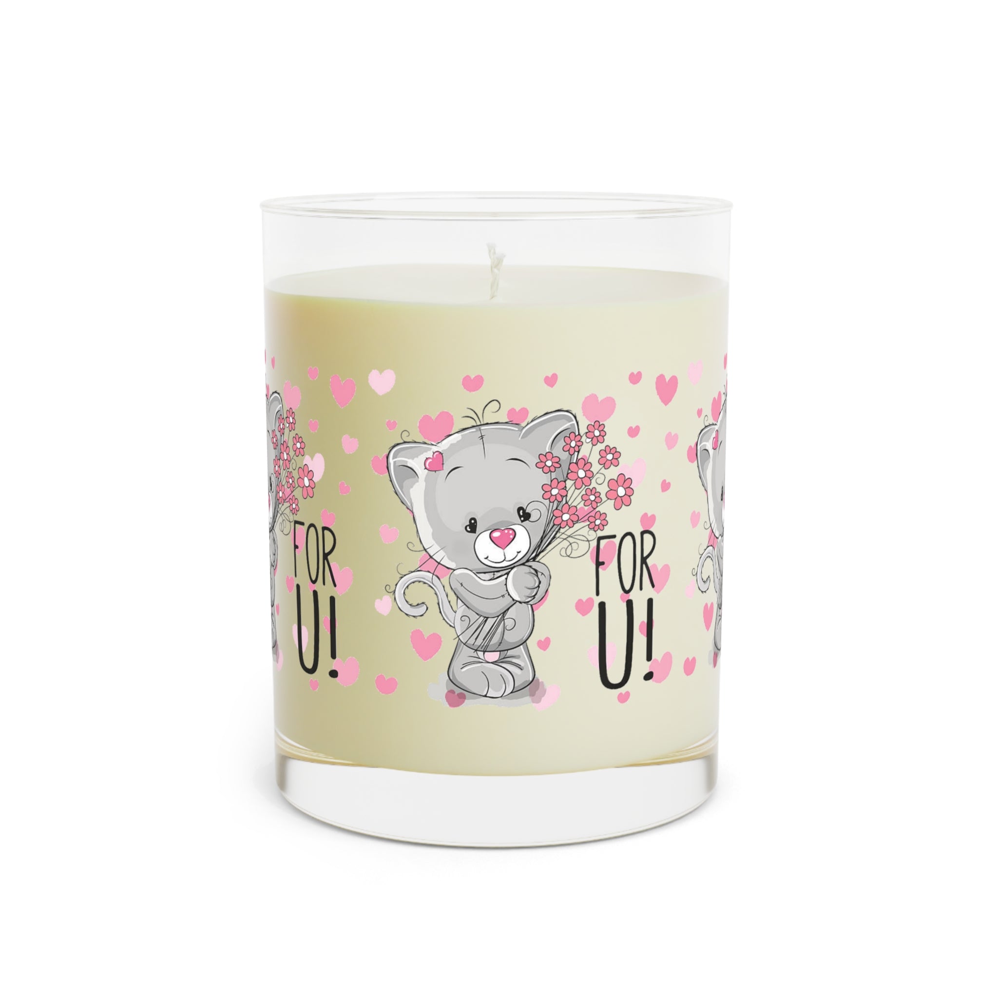 Scented Candle - Full Glass For U, Valentine&
