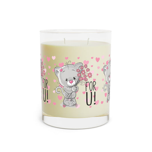 Scented Candle - Full Glass For U, Valentine's day gift Home-clothes-jewelry