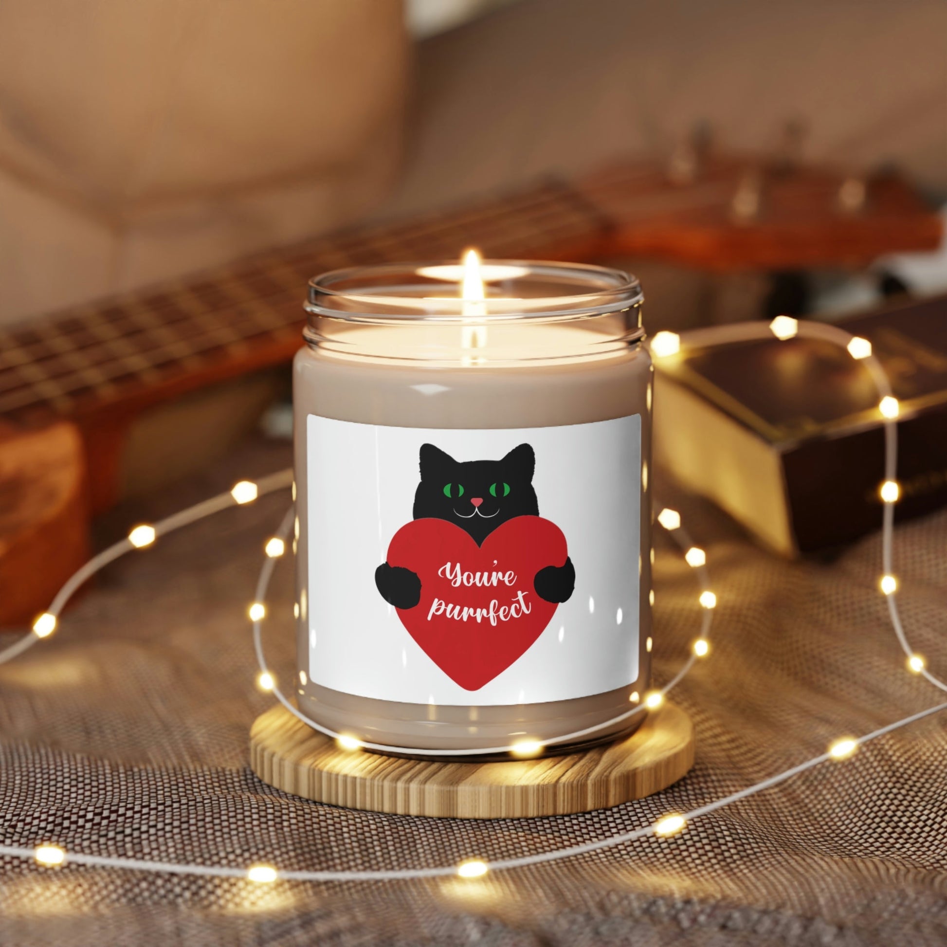 Scented Soy Candle, 9oz, You are purrfect,Valentine's day gift idea Home-clothes-jewelry