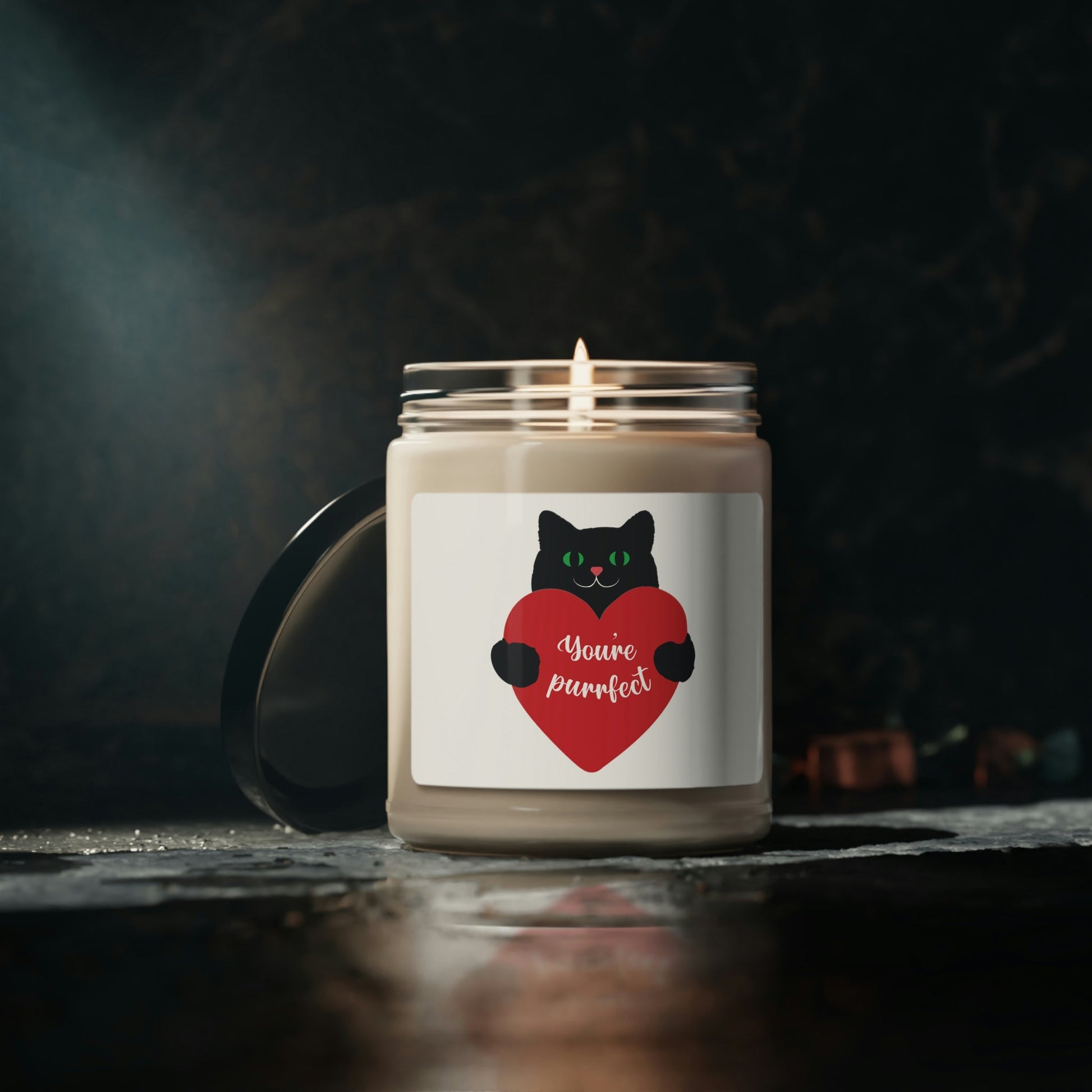 Scented Soy Candle, 9oz, You are purrfect,Valentine's day gift idea Home-clothes-jewelry