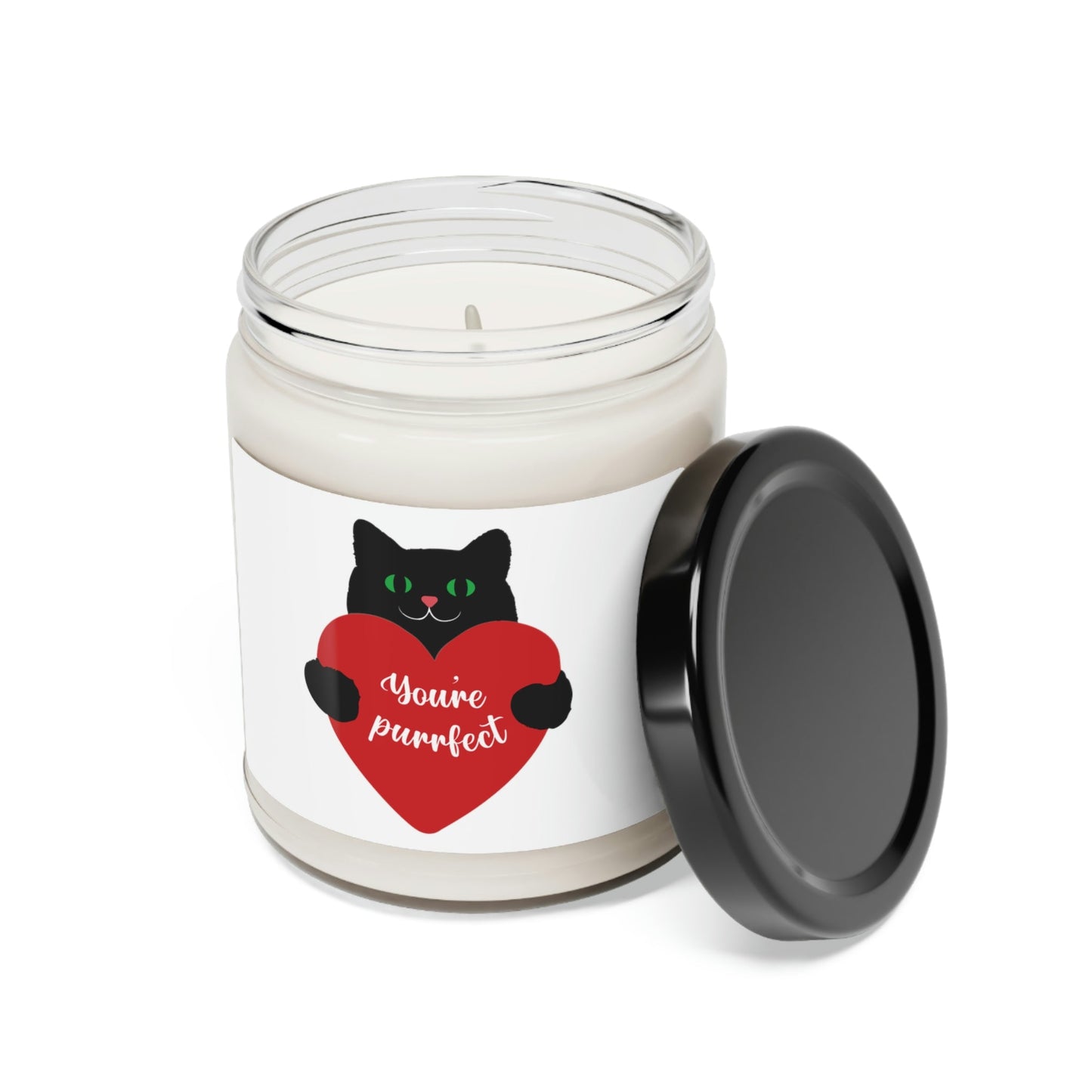 Scented Soy Candle, 9oz, You are purrfect,Valentine's day gift idea Home-clothes-jewelry