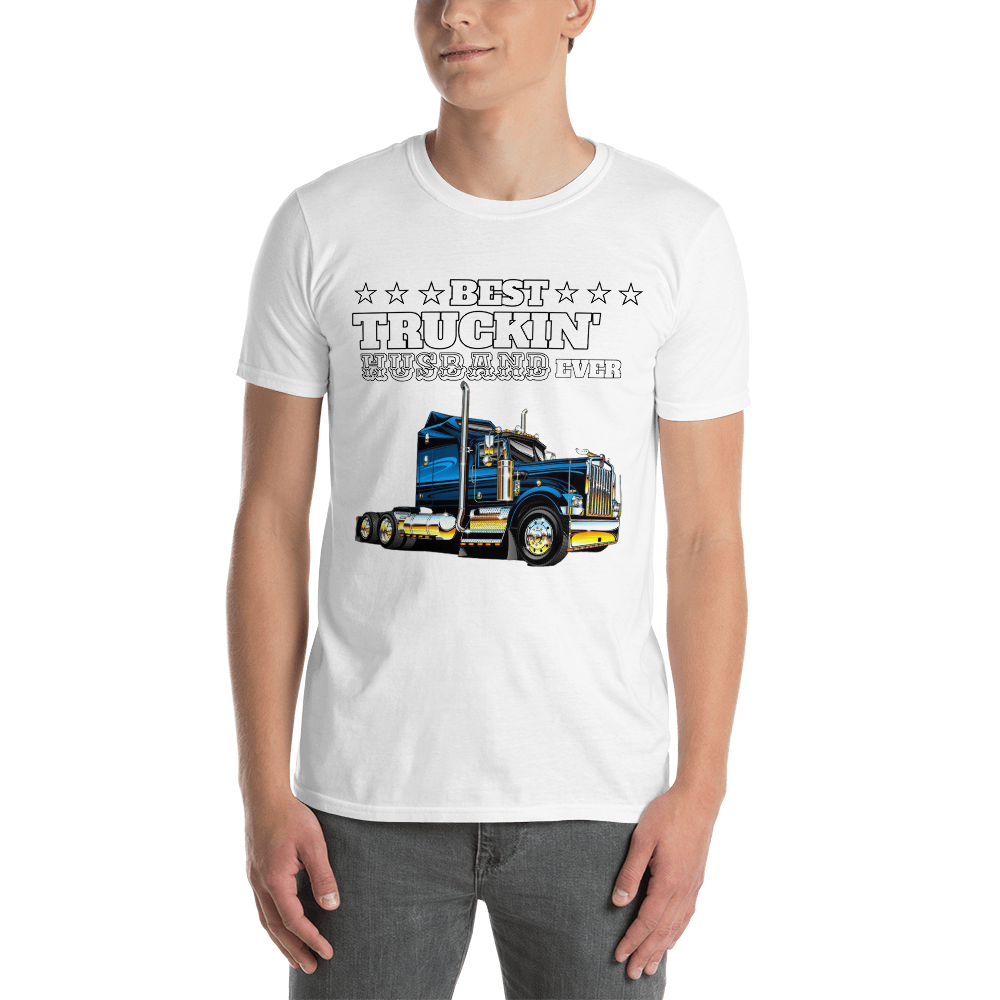 Short-Sleeve Unisex T-Shirt Best trucking husband ever Home-clothes-jewelry