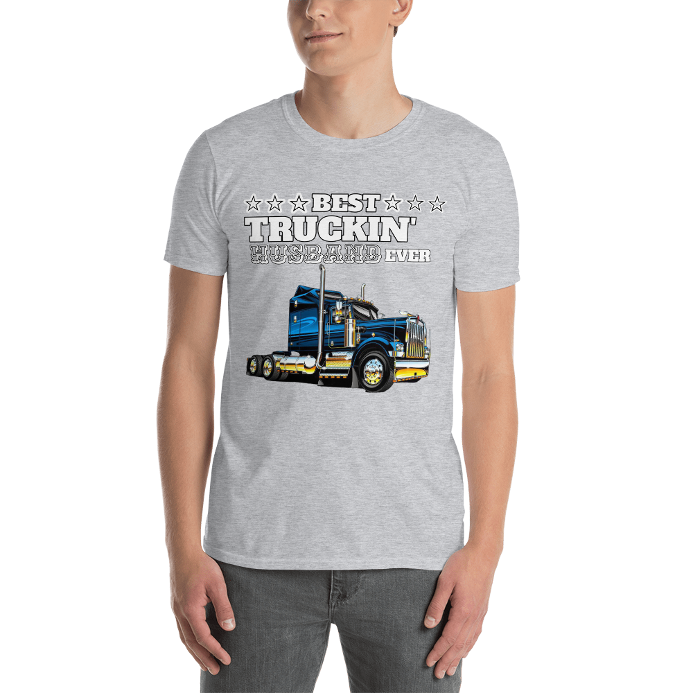 Short-Sleeve Unisex T-Shirt Best trucking husband ever Home-clothes-jewelry