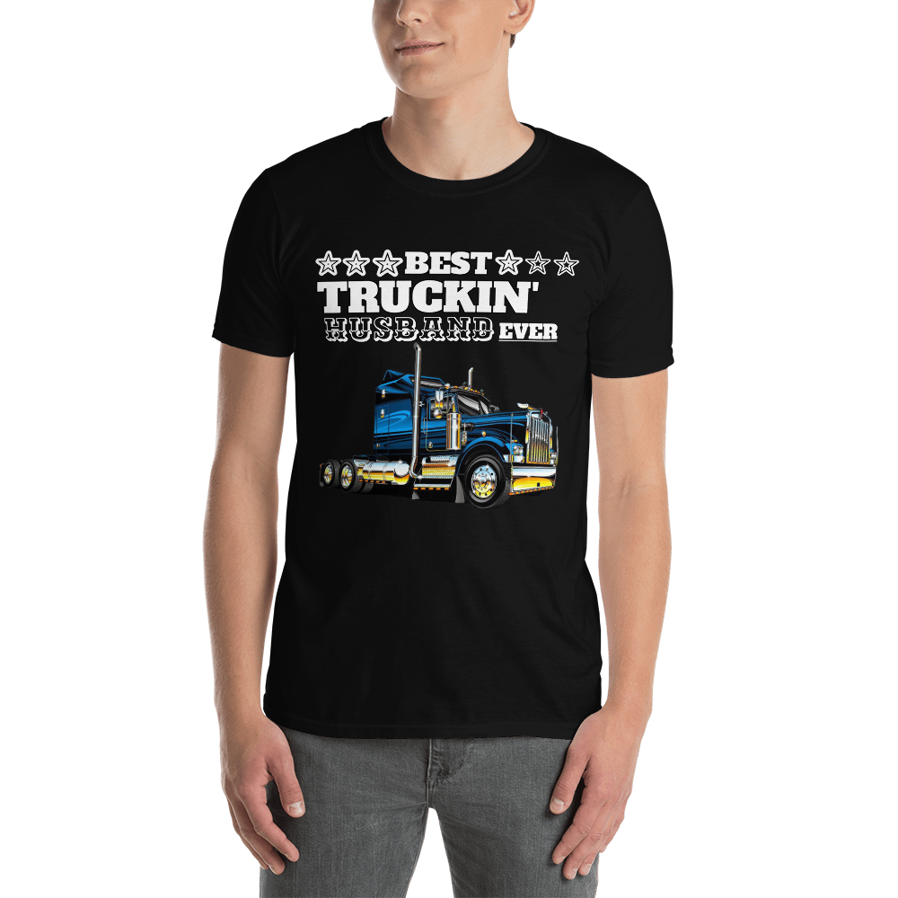 Short-Sleeve Unisex T-Shirt Best trucking husband ever Home-clothes-jewelry