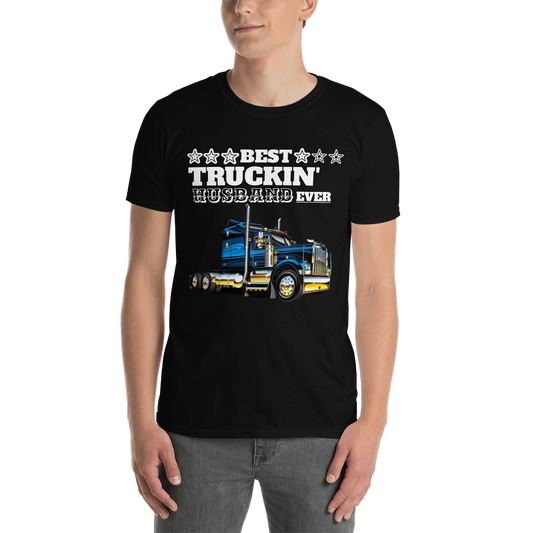 Short-Sleeve Unisex T-Shirt Best trucking husband ever Home-clothes-jewelry