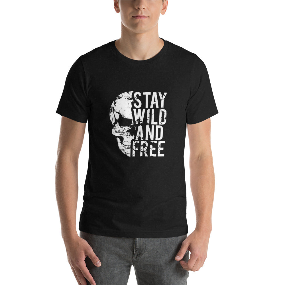 Short-Sleeve Unisex T-Shirt Stay wild and free Home-clothes-jewelry