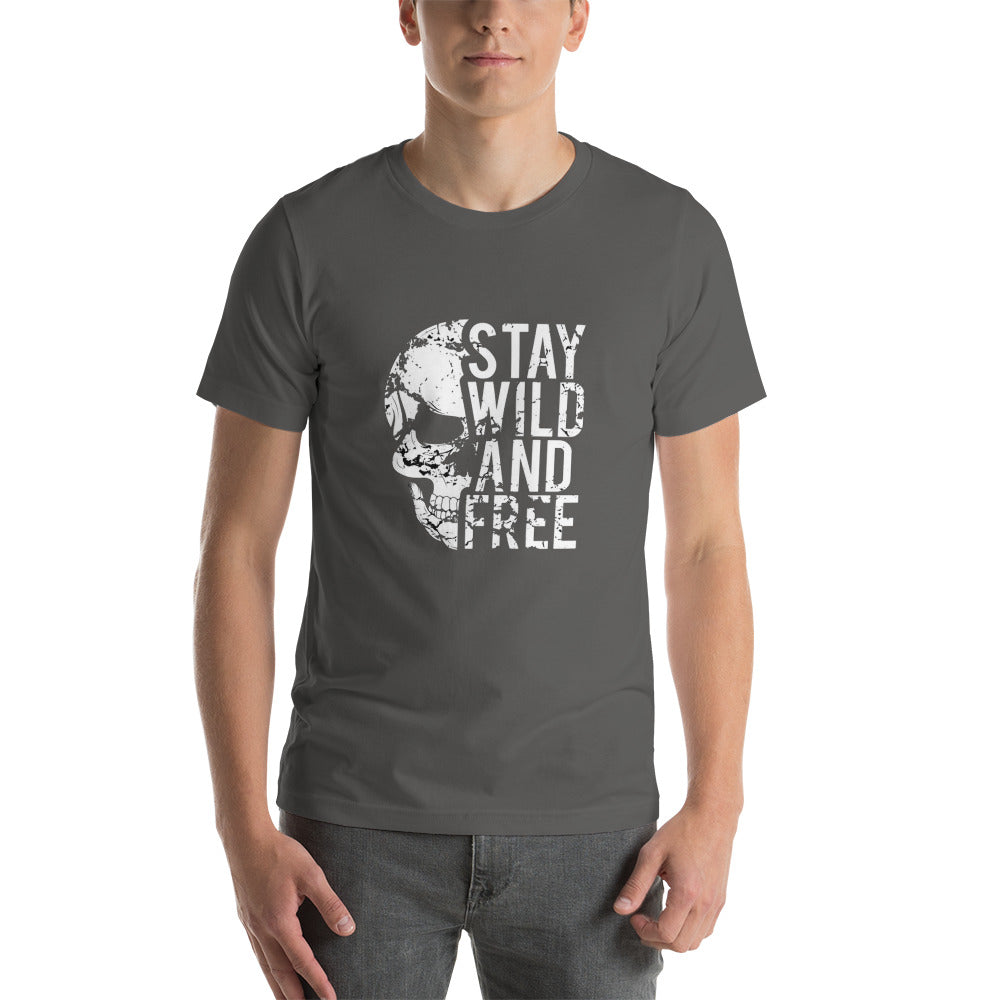 Short-Sleeve Unisex T-Shirt Stay wild and free Home-clothes-jewelry