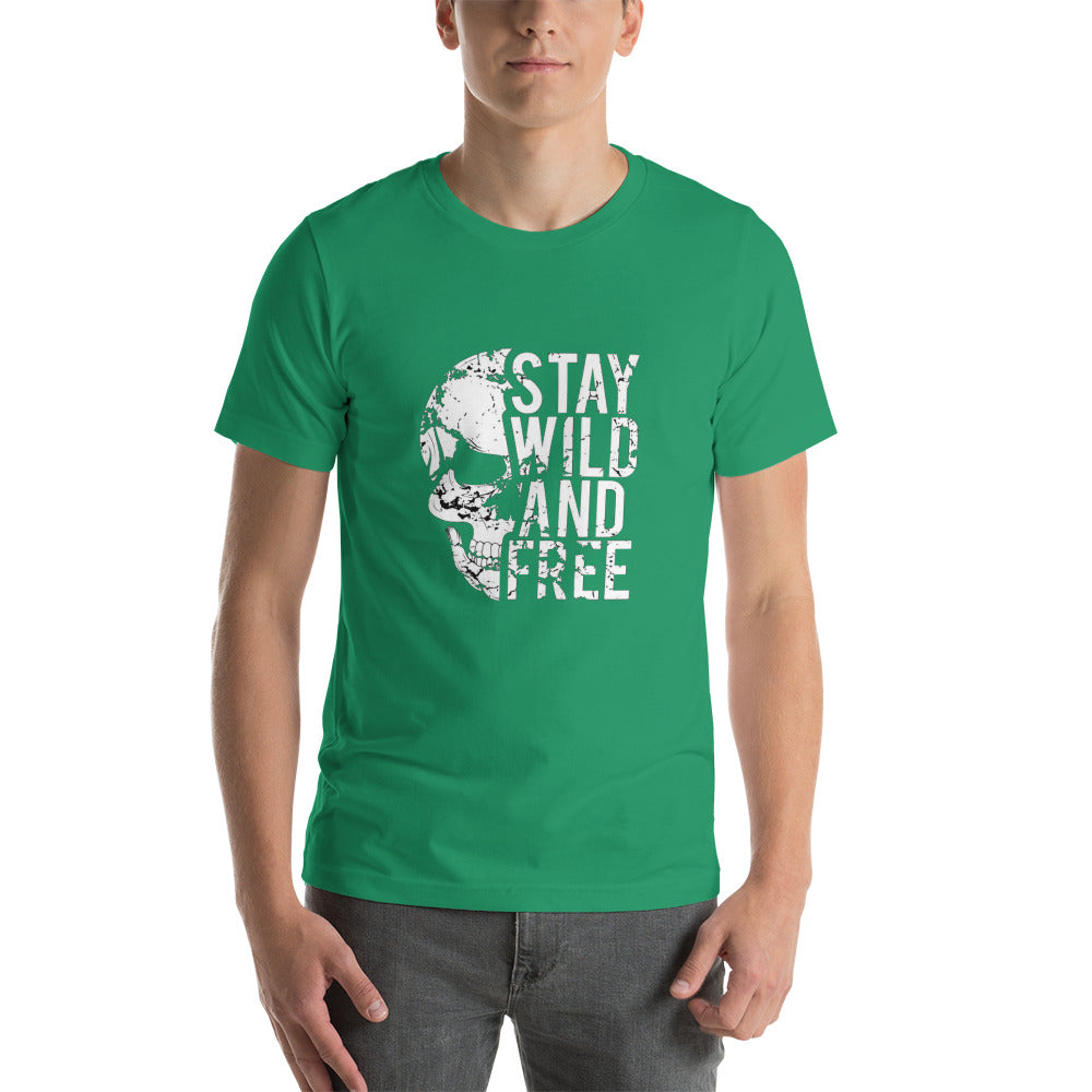 Short-Sleeve Unisex T-Shirt Stay wild and free Home-clothes-jewelry