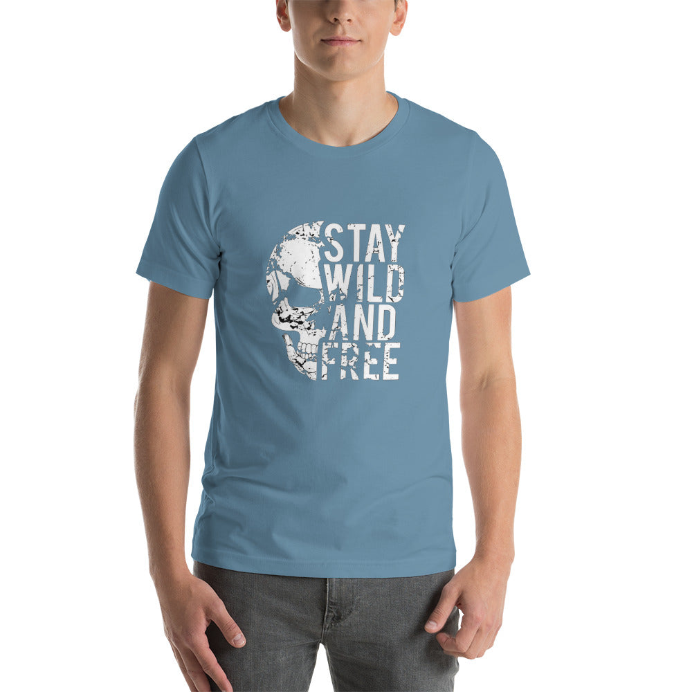 Short-Sleeve Unisex T-Shirt Stay wild and free Home-clothes-jewelry