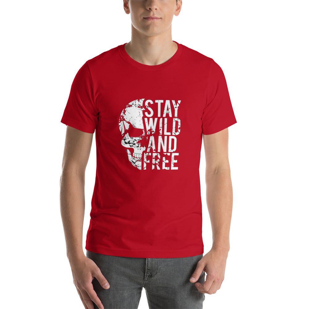 Short-Sleeve Unisex T-Shirt Stay wild and free Home-clothes-jewelry