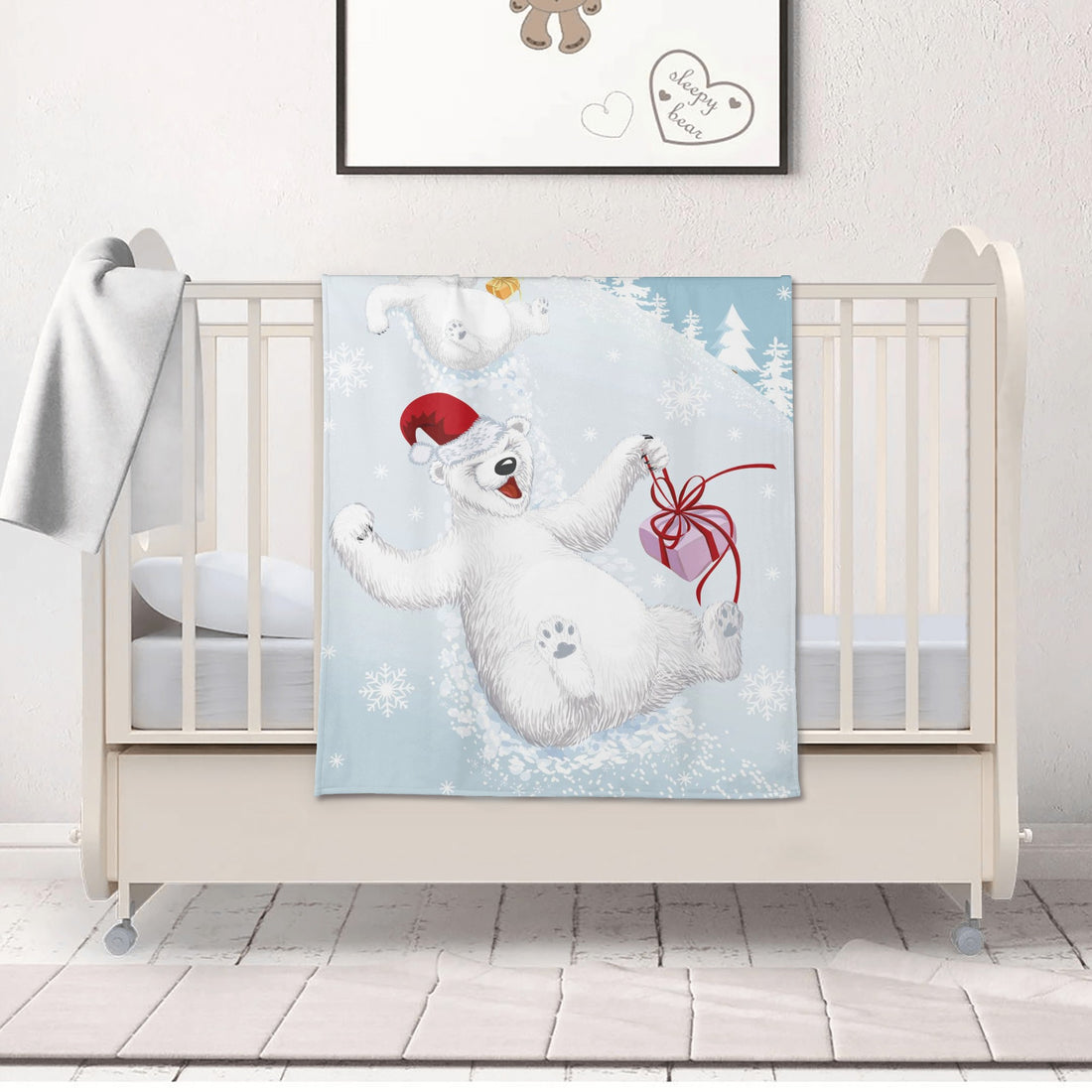 Soft Flannel Breathable Blanket for Kids Winter Christmas snowman Home-clothes-jewelry