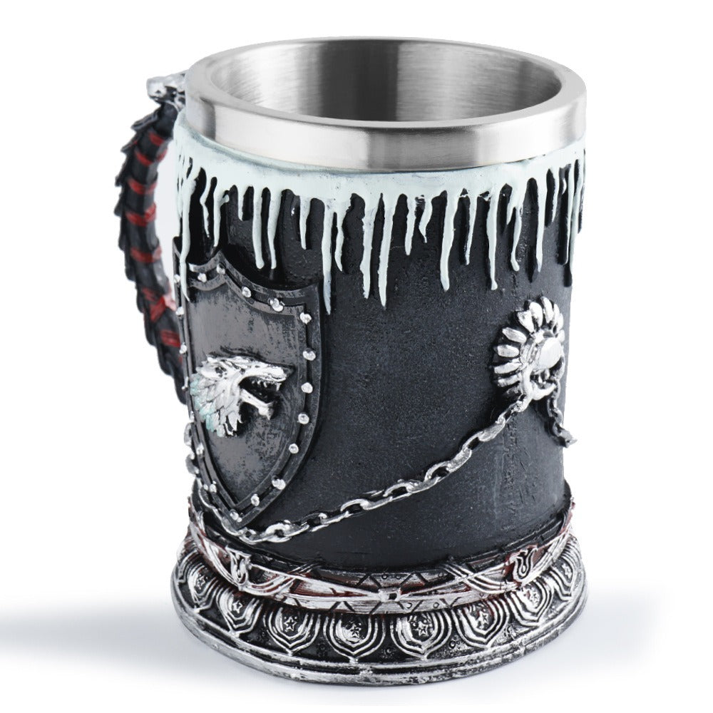 Song of Ice and Fire Mug Beer Cup Stainless Steel Whiskey Cup Home-clothes-jewelry