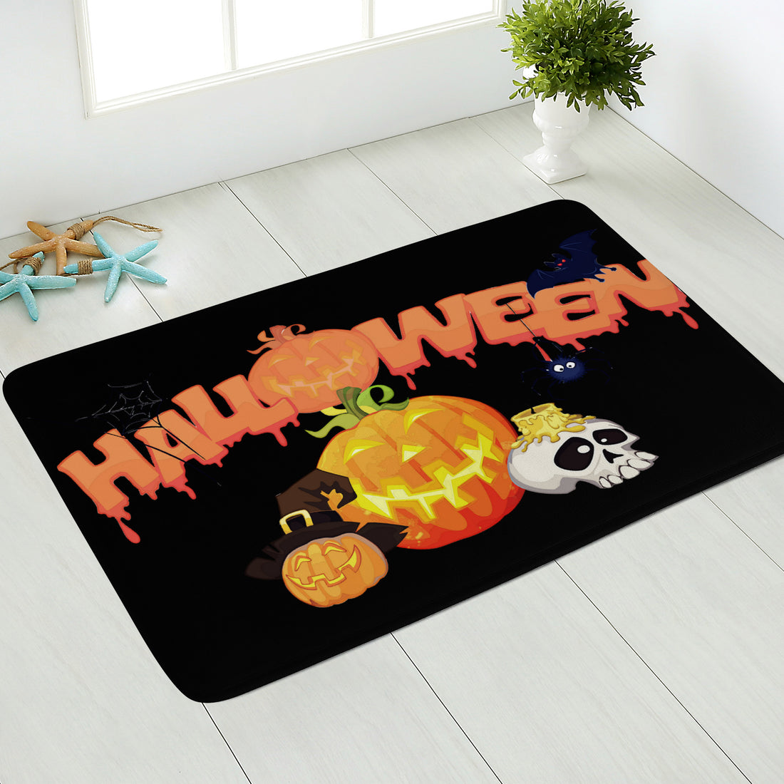 Spookify Your Entryway with Hauntingly Chic Doormat Halloween Decor Home-clothes-jewelry