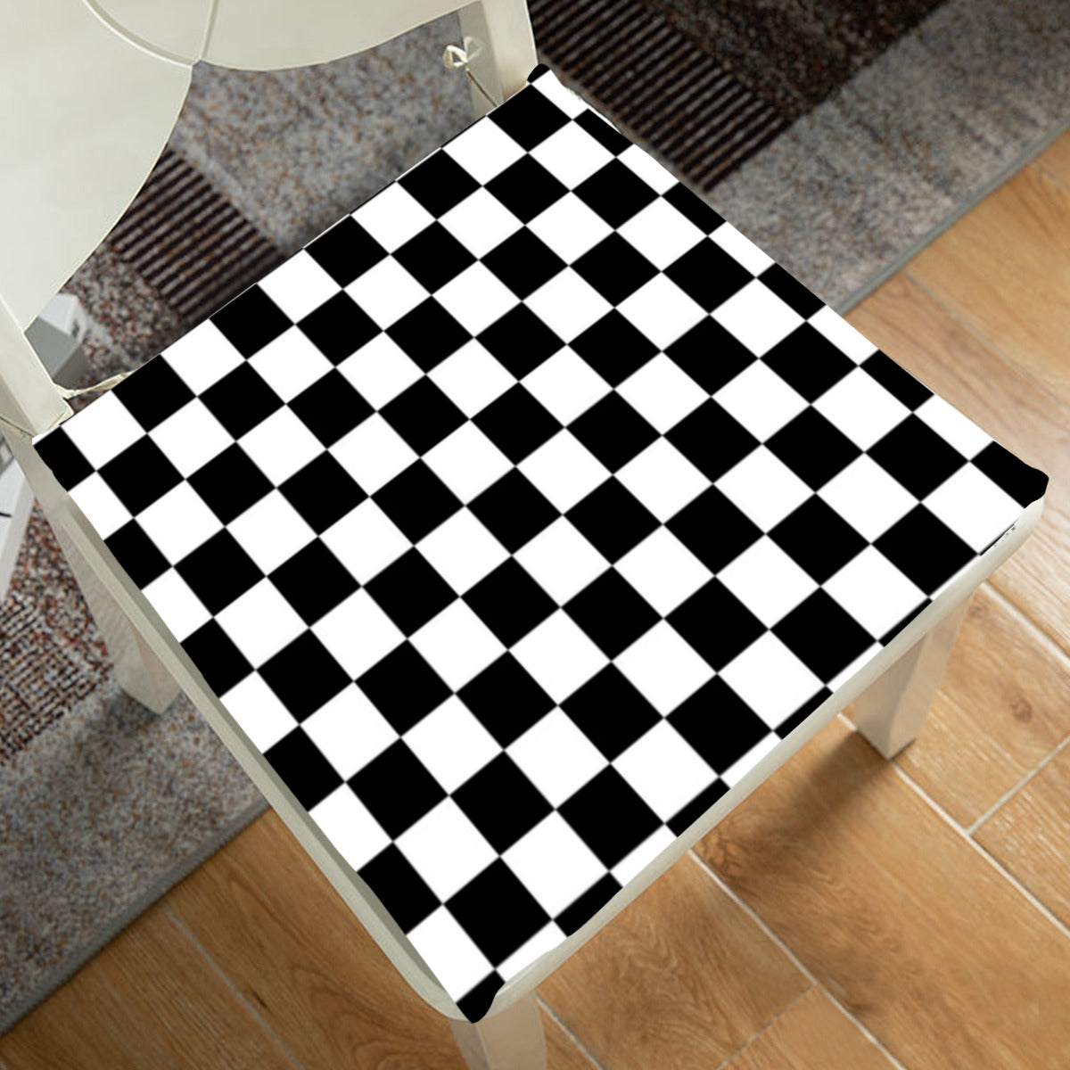 Square Cushion black and white Home-clothes-jewelry