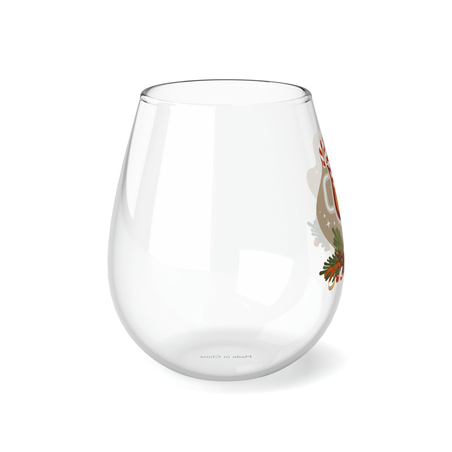 Stemless Wine Glass, 11.75oz Christmas drink Home-clothes-jewelry