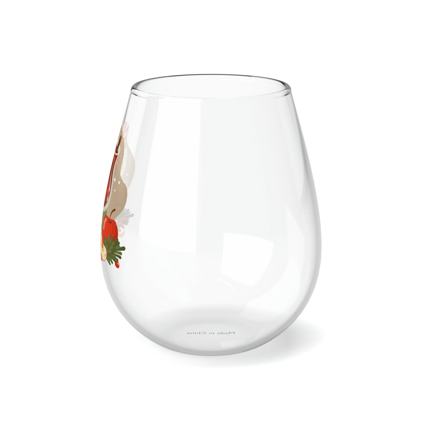 Stemless Wine Glass, 11.75oz Christmas drink Home-clothes-jewelry