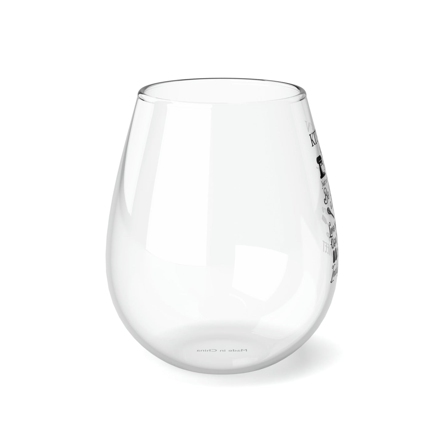 Stemless Wine Glass, 11.75oz Kitchen rules Home-clothes-jewelry