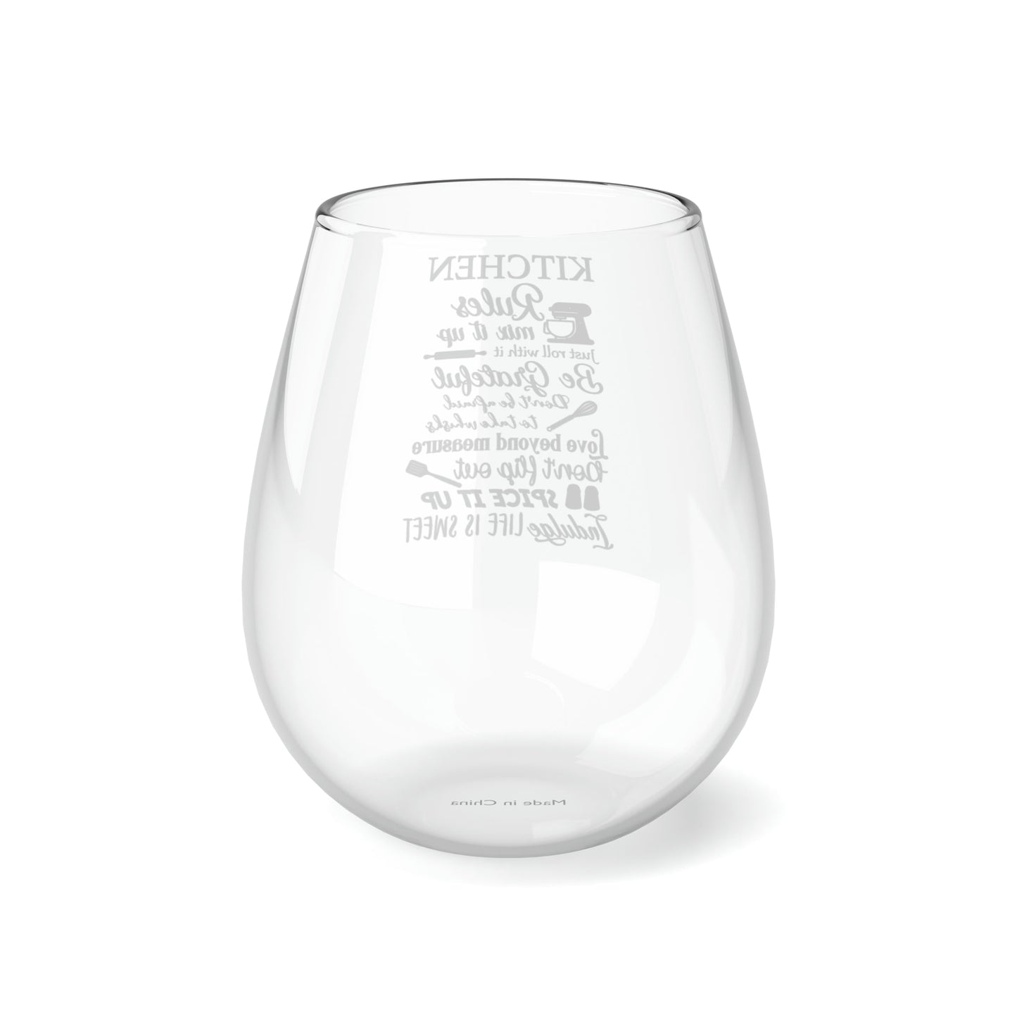 Stemless Wine Glass, 11.75oz Kitchen rules Home-clothes-jewelry