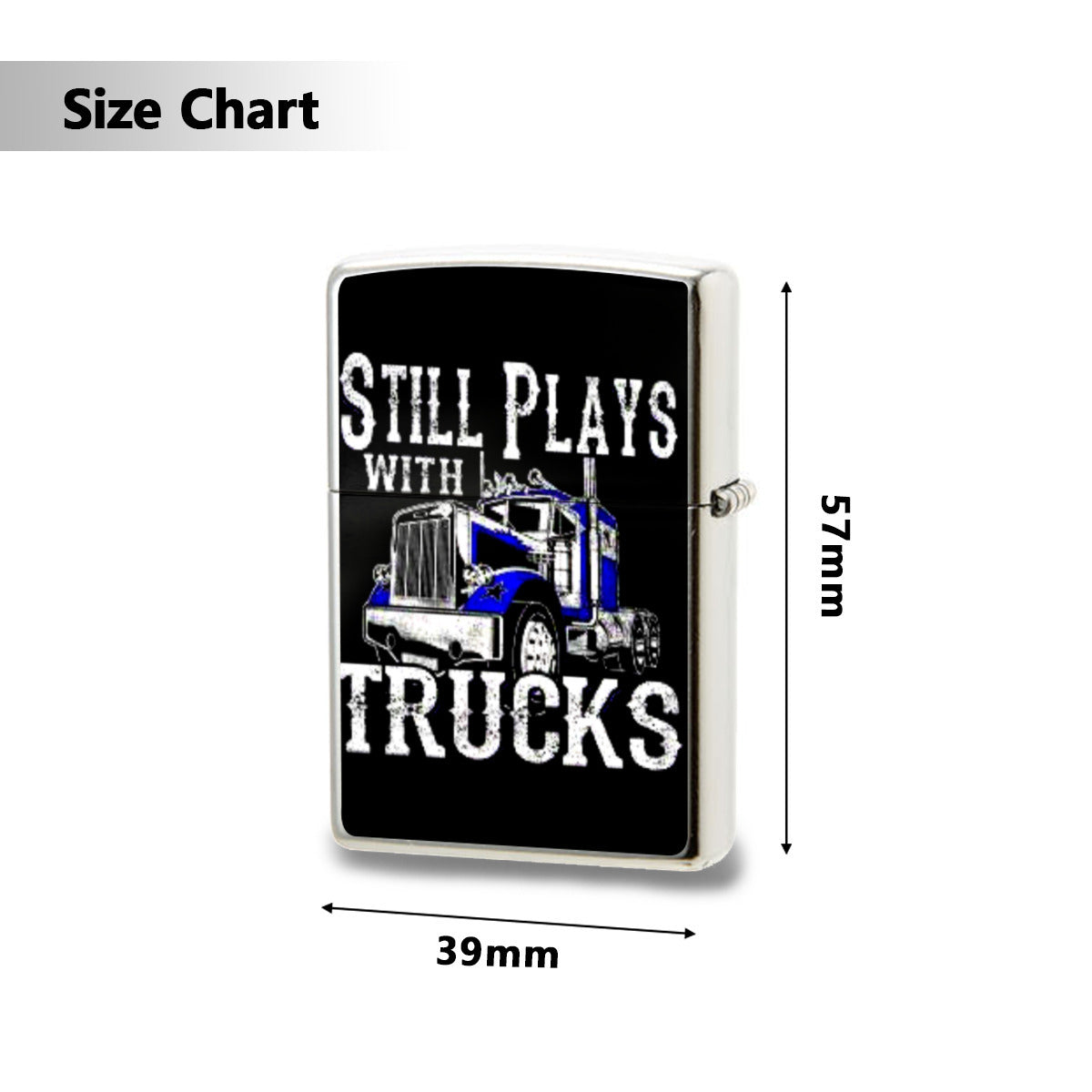 Still plays with trucks Lighter Case｜ High quality aluminum Home-clothes-jewelry