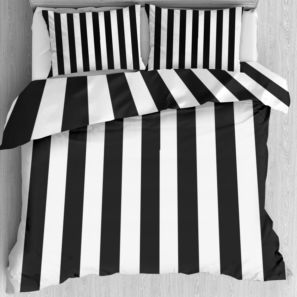 Stripes black and white Beddings Home-clothes-jewelry