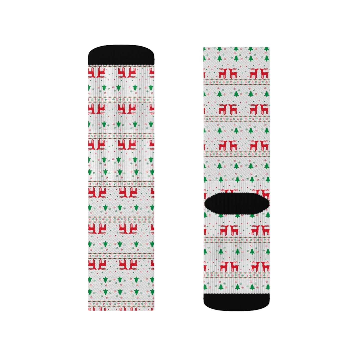 Sublimation Socks Christmas pattern Home-clothes-jewelry