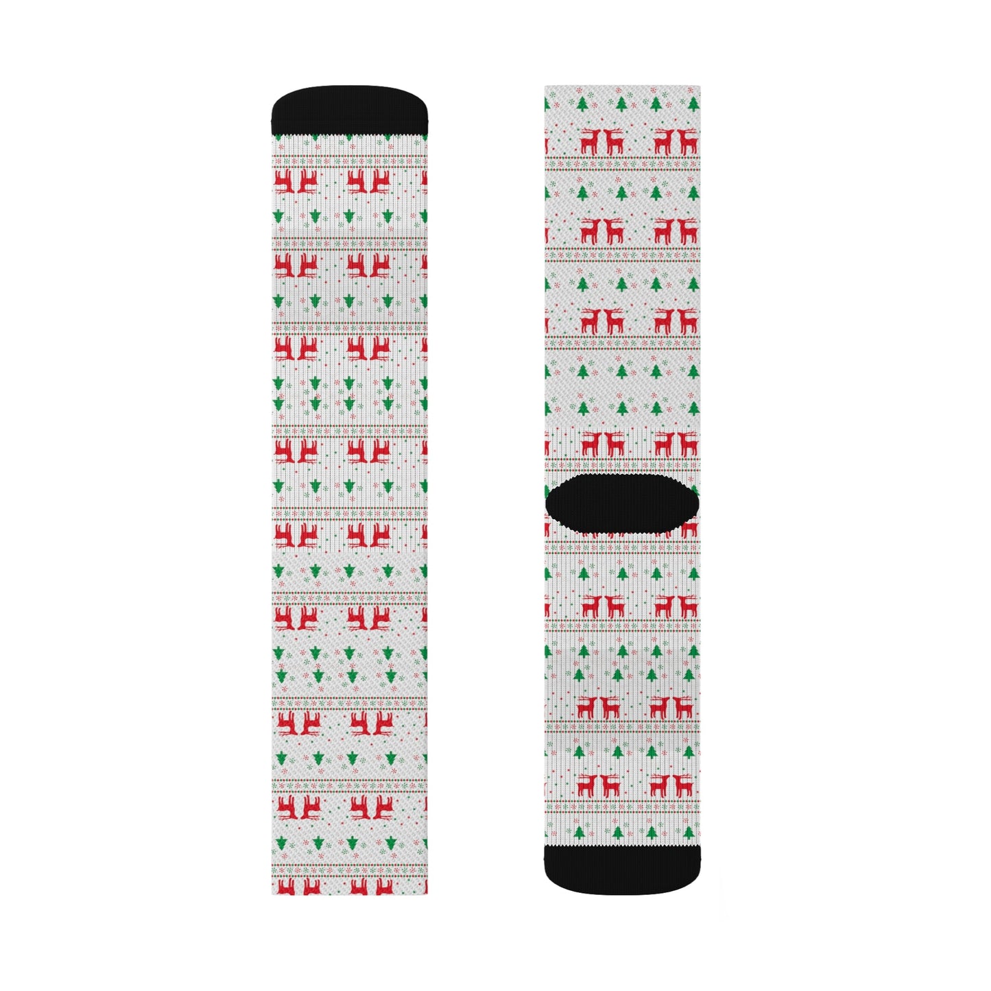 Sublimation Socks Christmas pattern Home-clothes-jewelry