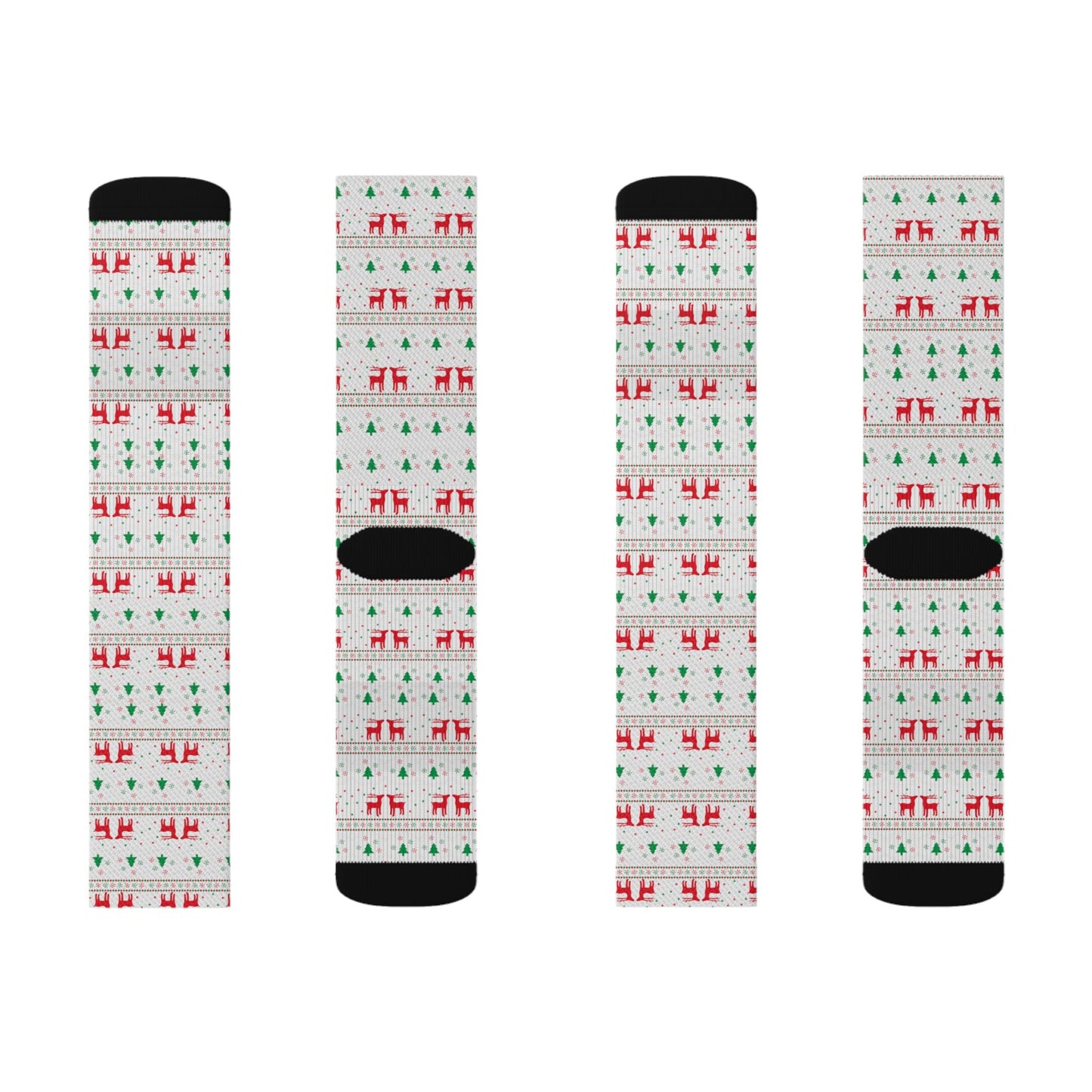 Sublimation Socks Christmas pattern Home-clothes-jewelry