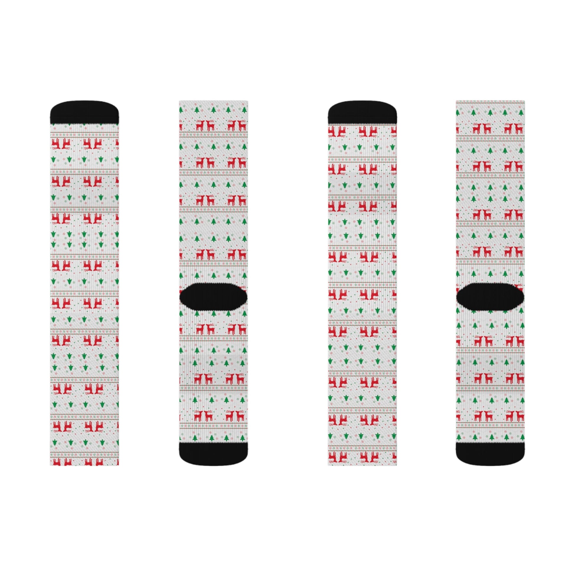 Sublimation Socks Christmas pattern Home-clothes-jewelry