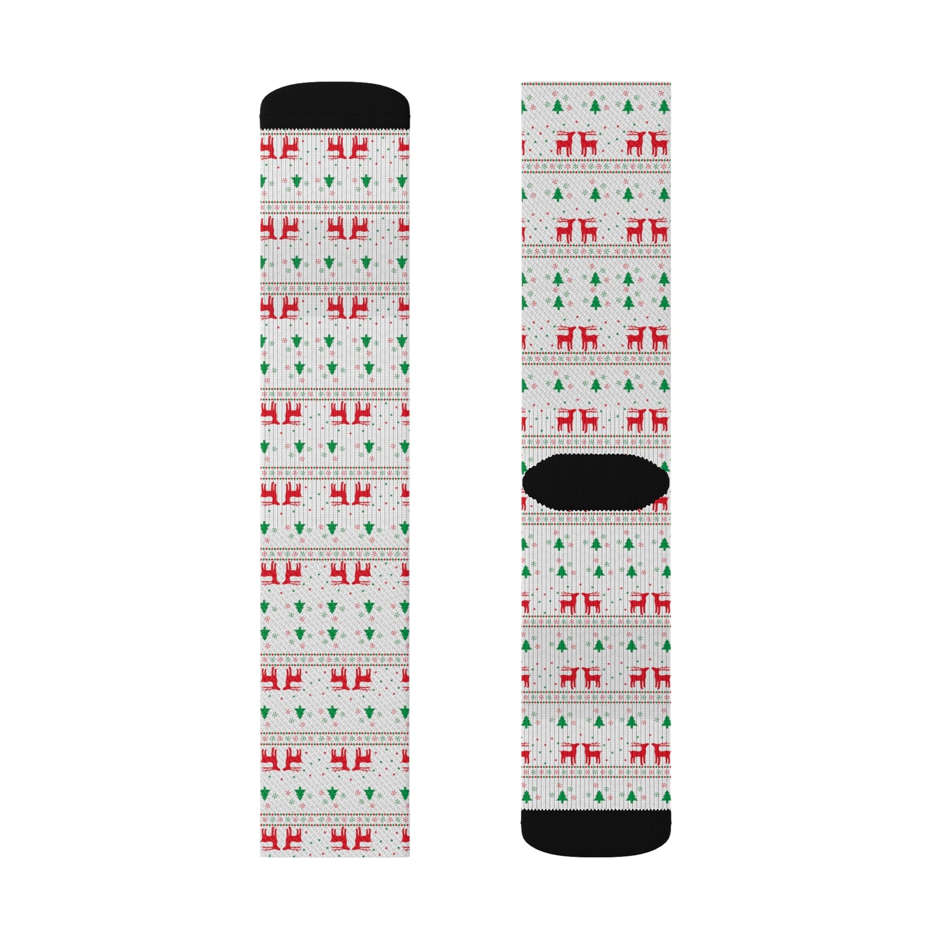 Sublimation Socks Christmas pattern Home-clothes-jewelry