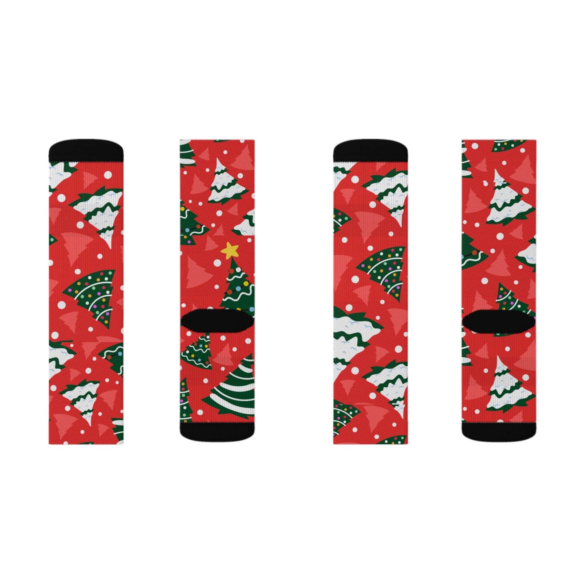 Sublimation Socks Red Home-clothes-jewelry